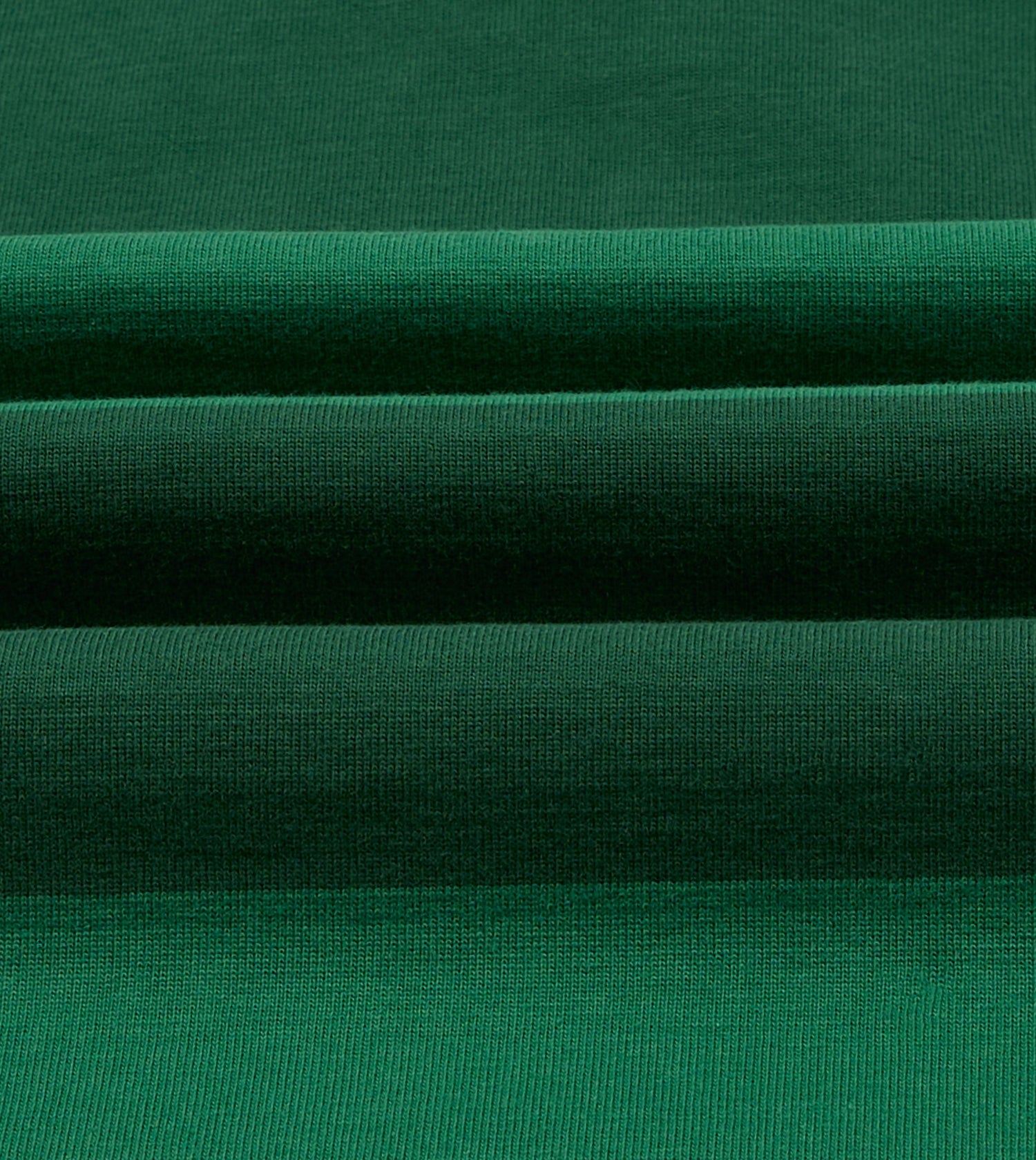 Green Block Stripe Cotton Quarter Zip Rugby Shirt