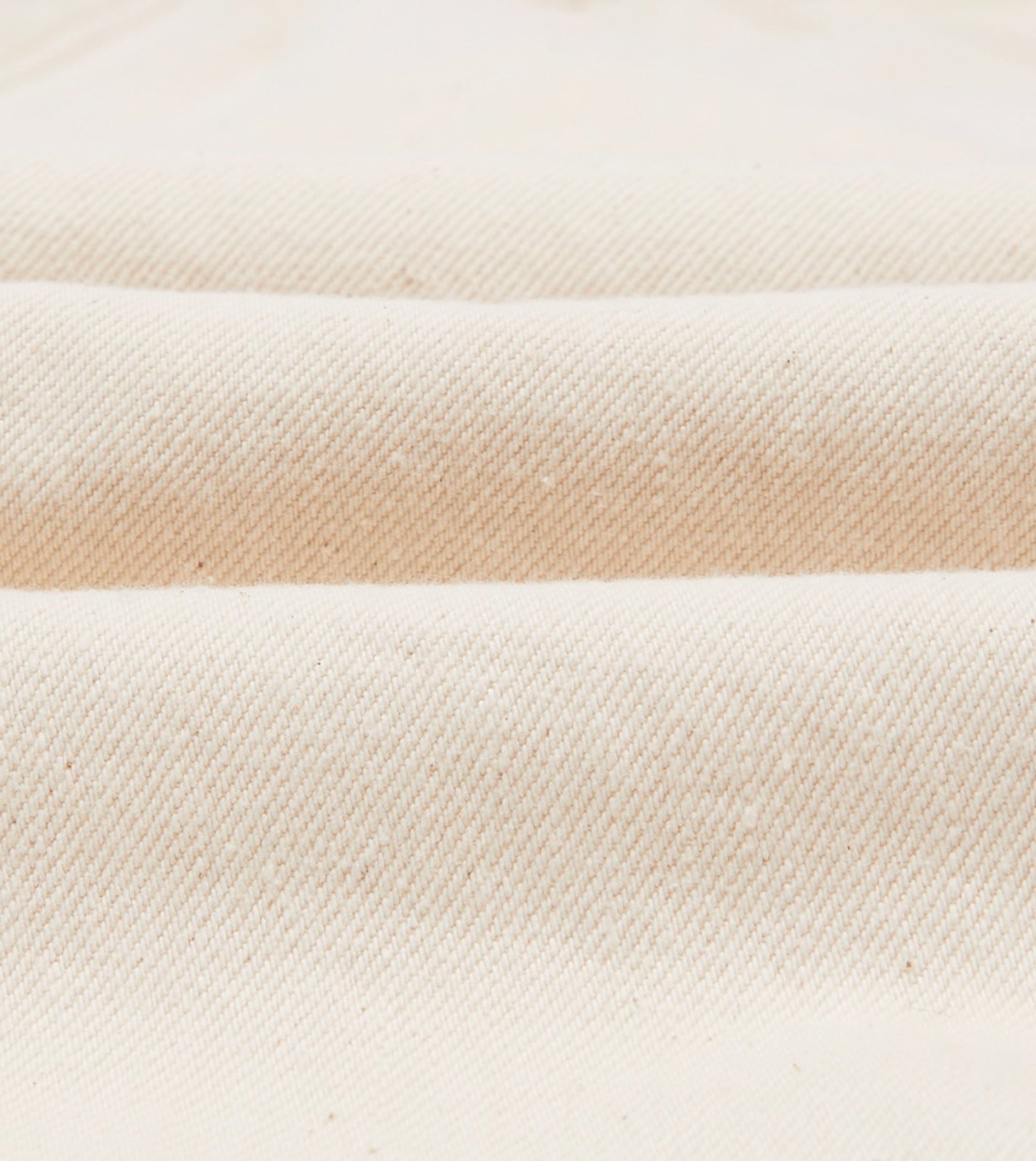 Ecru 13.2oz Denim Five-Pocket Jeans