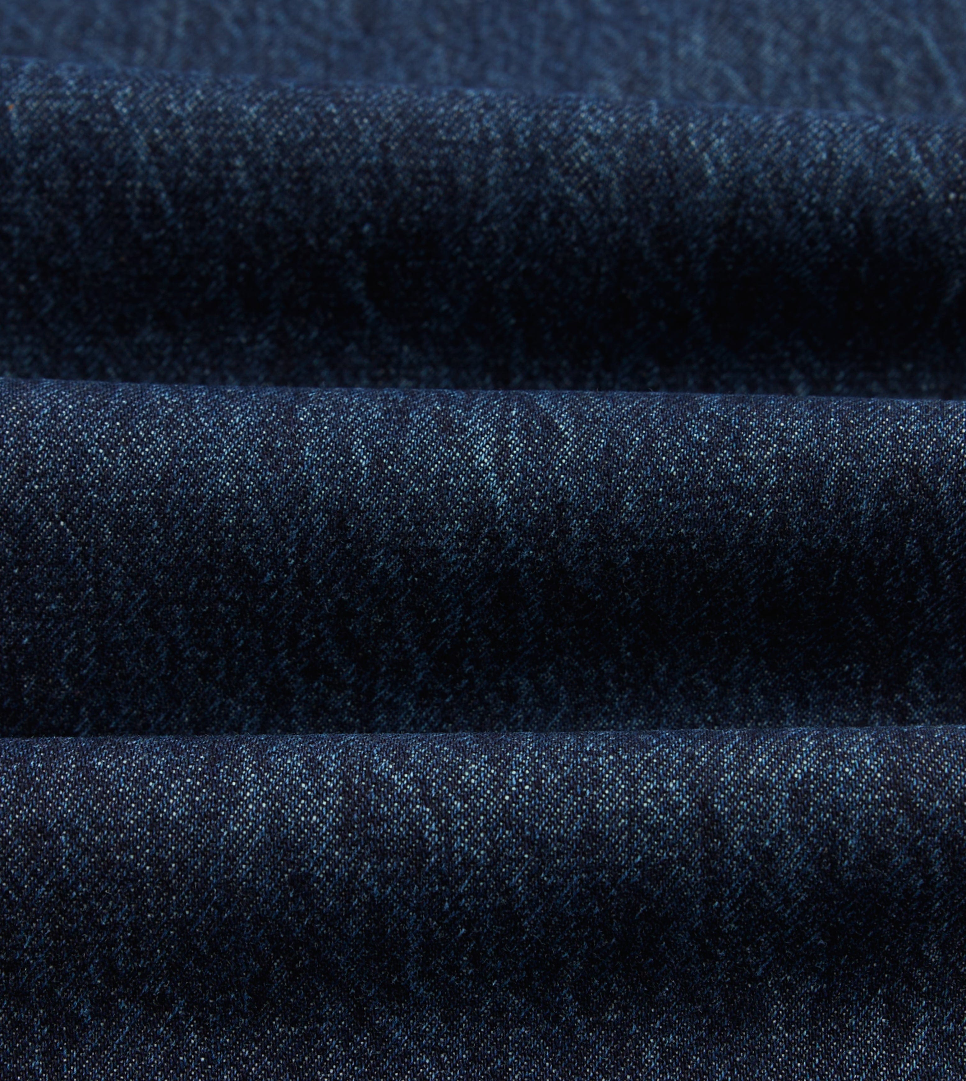 Stone Wash 13.2oz Seamless Denim Five-Pocket Jeans