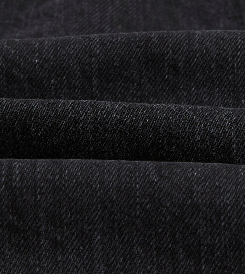 Charcoal 12.3oz Japanese Selvedge Denim Five-Pocket Jeans