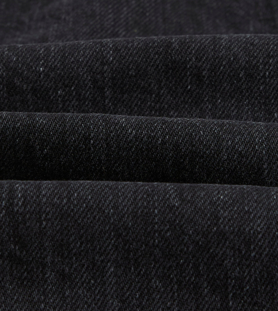 Charcoal 12.3oz Japanese Selvedge Denim Five-Pocket Jeans