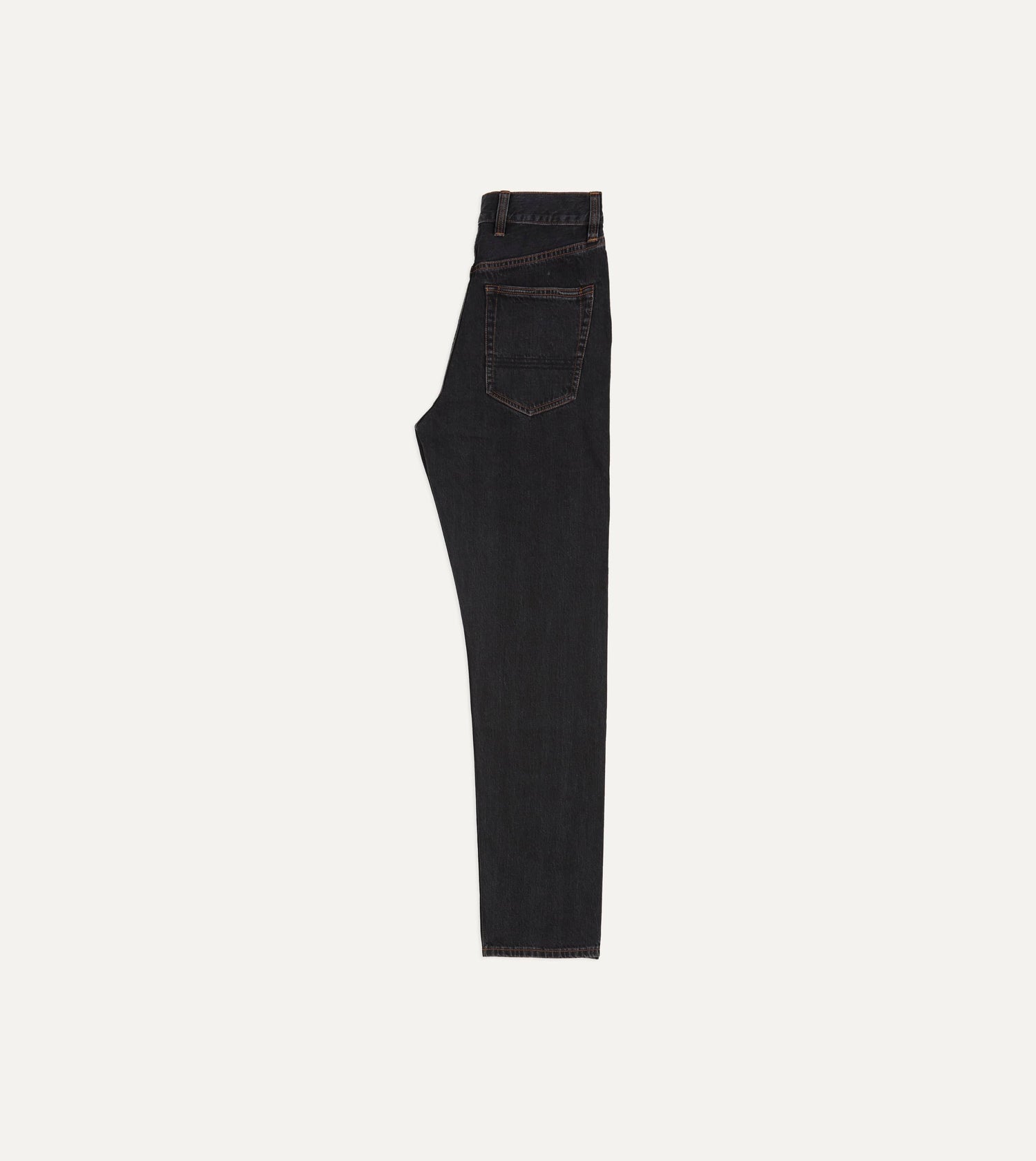 Charcoal 12.3oz Japanese Selvedge Denim Five-Pocket Jeans