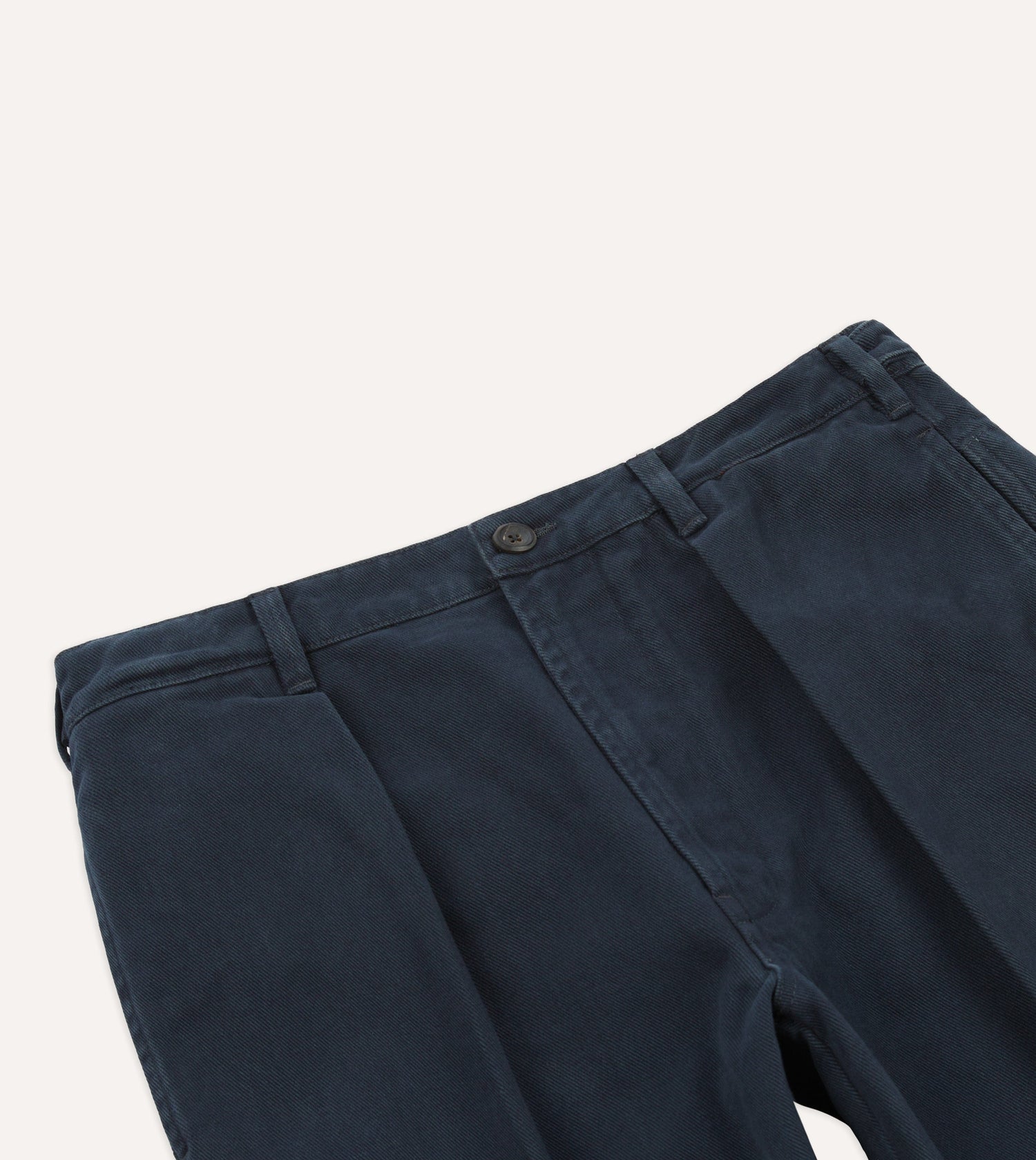 Navy Heavy Cotton Twill Games Trousers