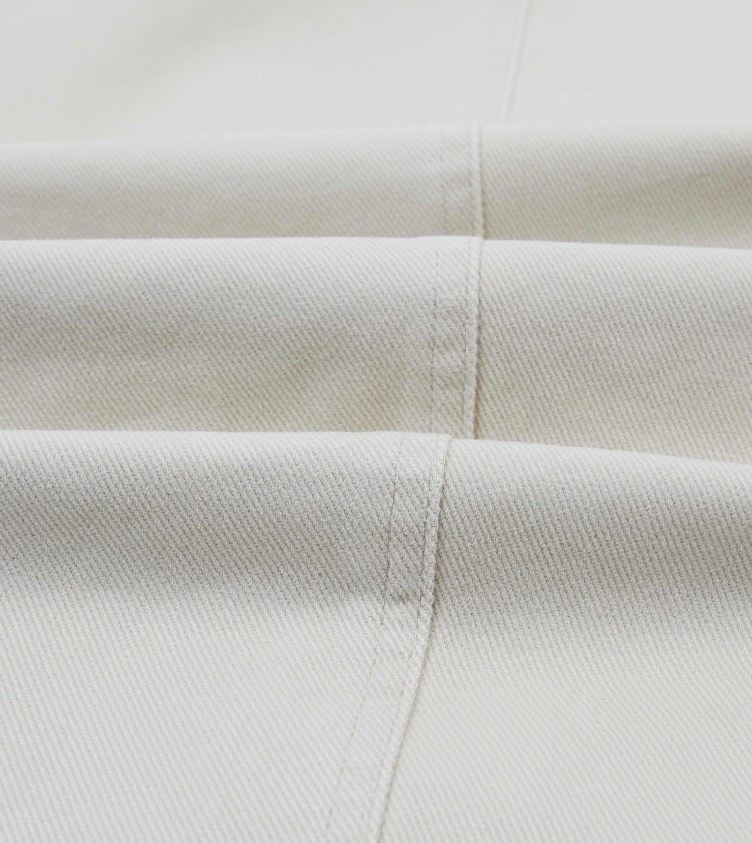 Ecru Heavy Cotton Twill Games Trousers