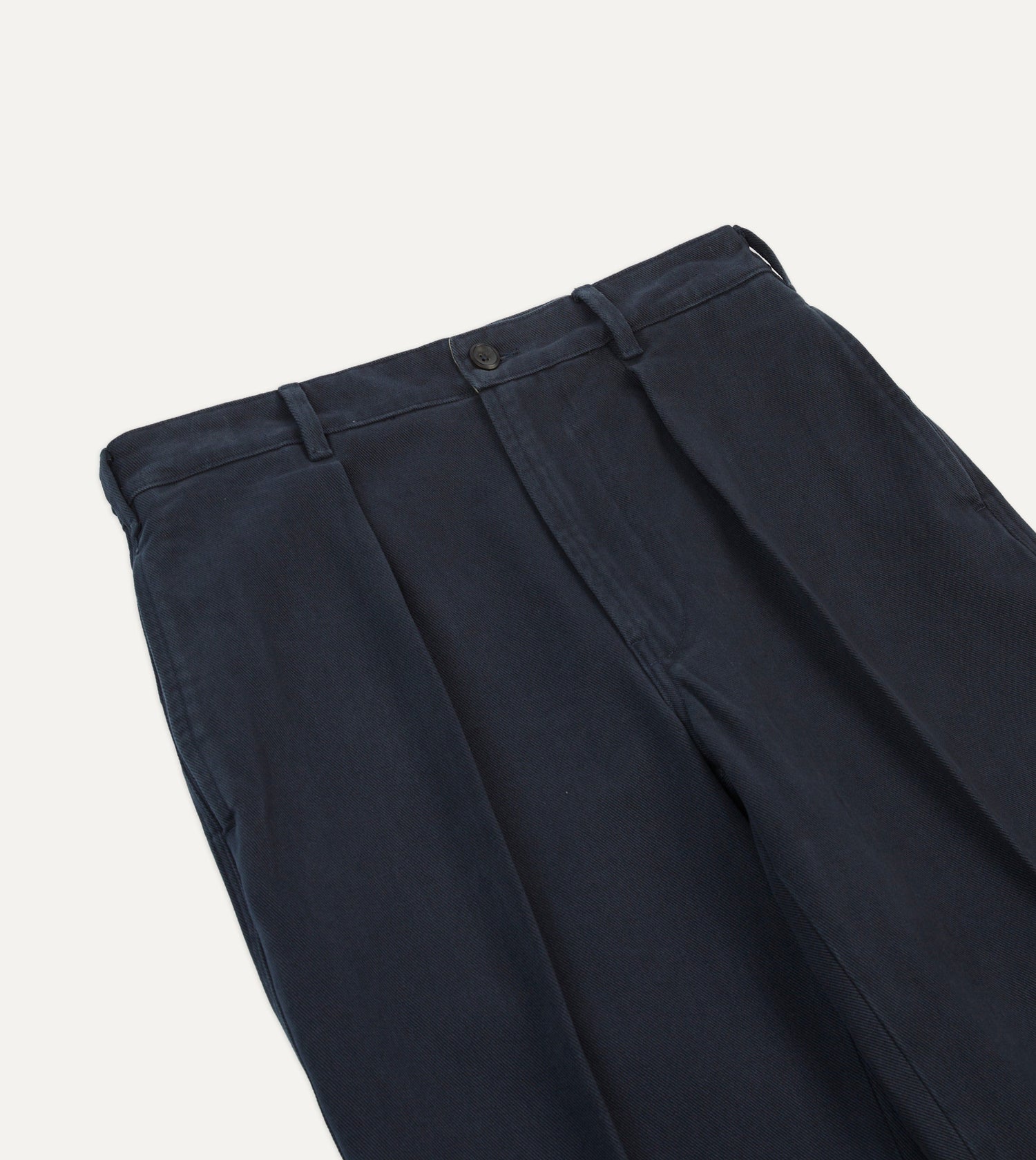 Dark Navy Heavy Cotton Twill Games Trousers