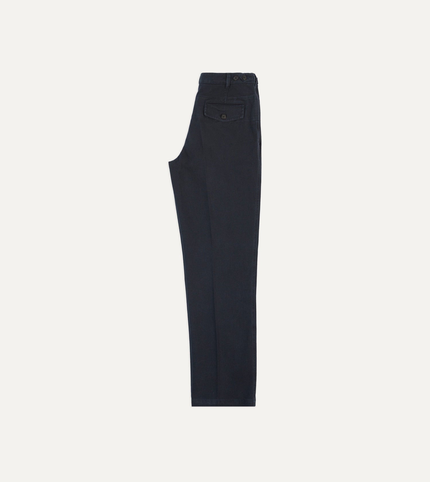 Dark Navy Heavy Cotton Twill Games Trousers