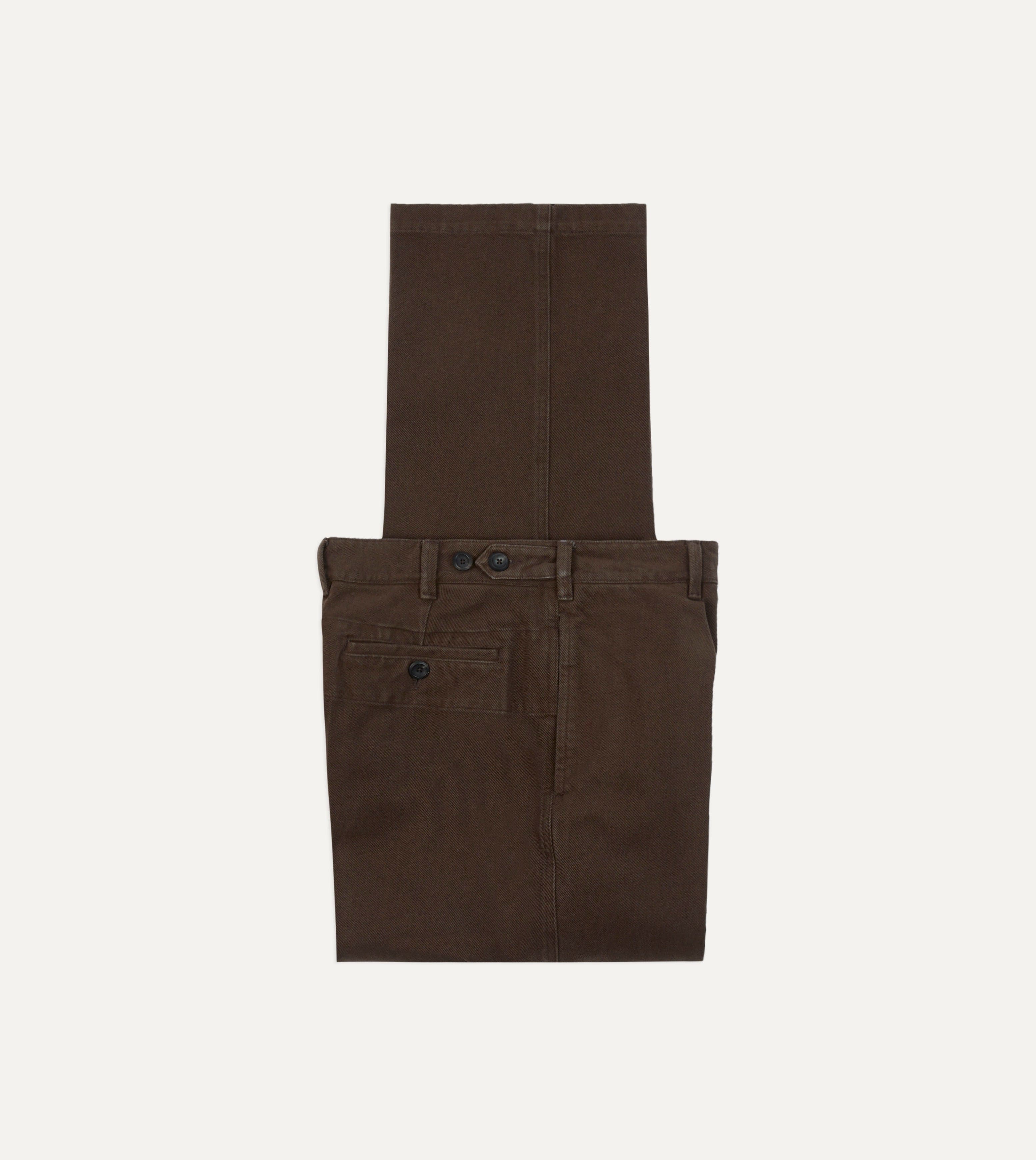 Cocoa Heavy Cotton Twill Games Trousers