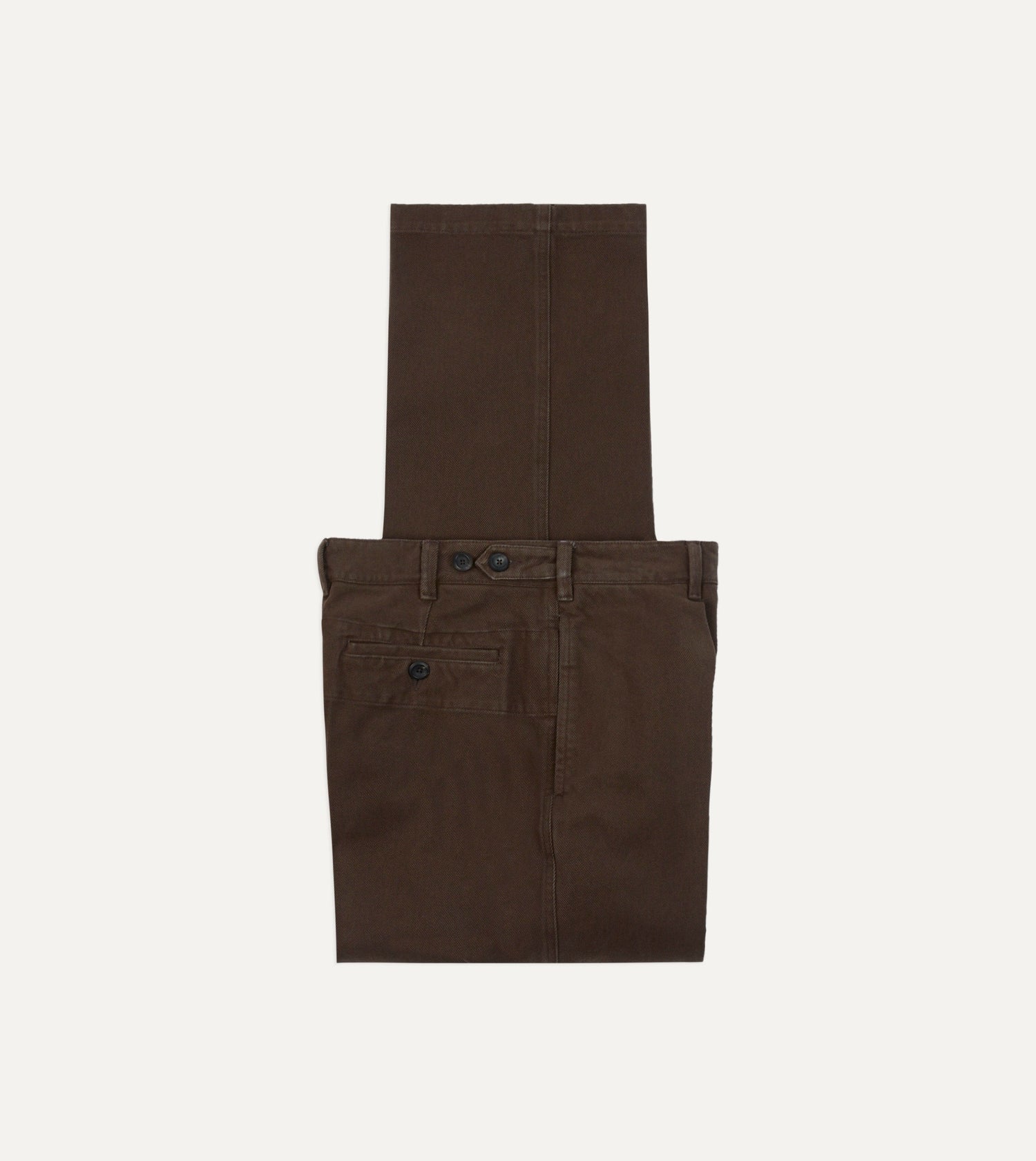 Cocoa Heavy Cotton Twill Games Trousers