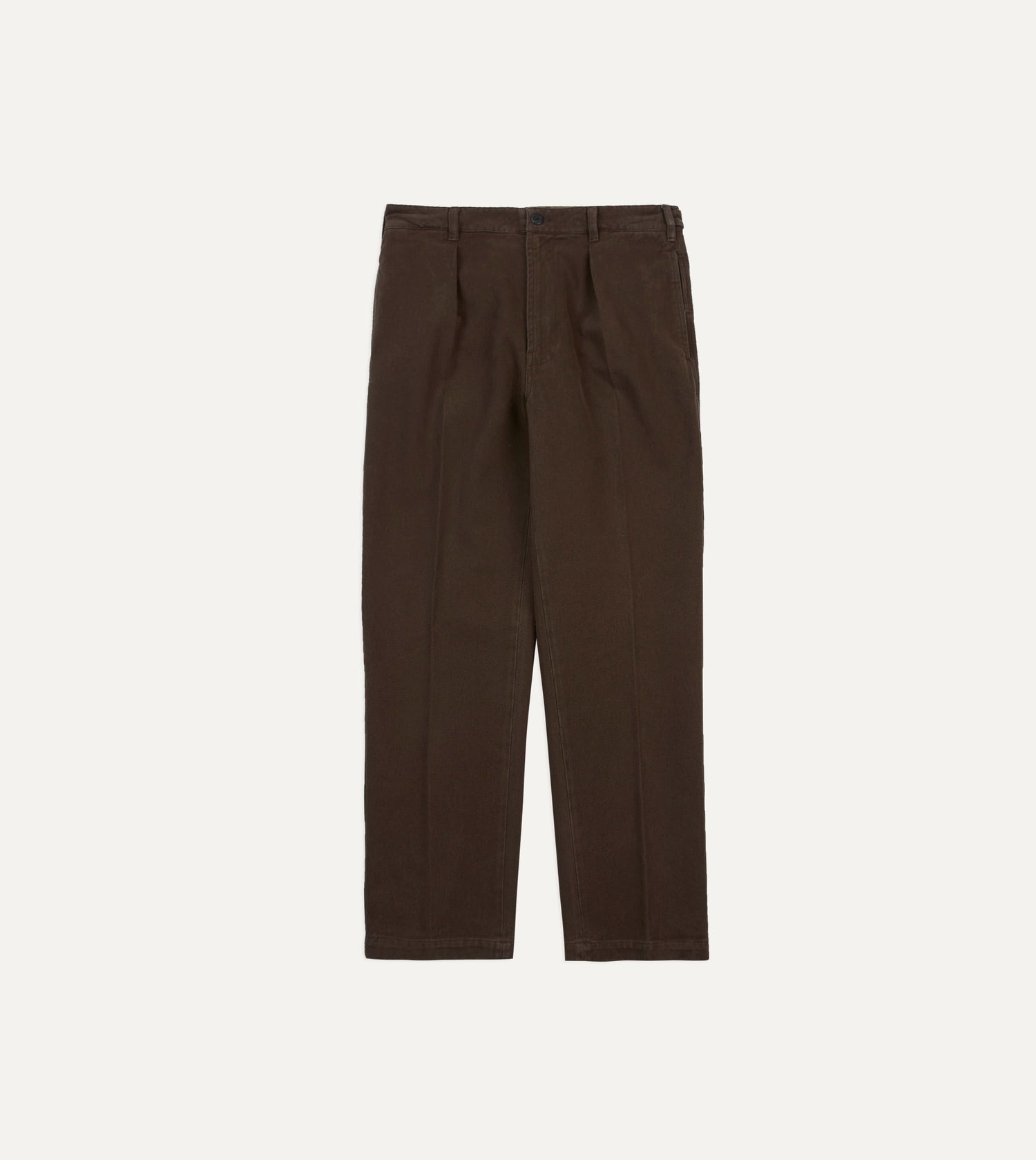 Cocoa Heavy Cotton Twill Games Trousers