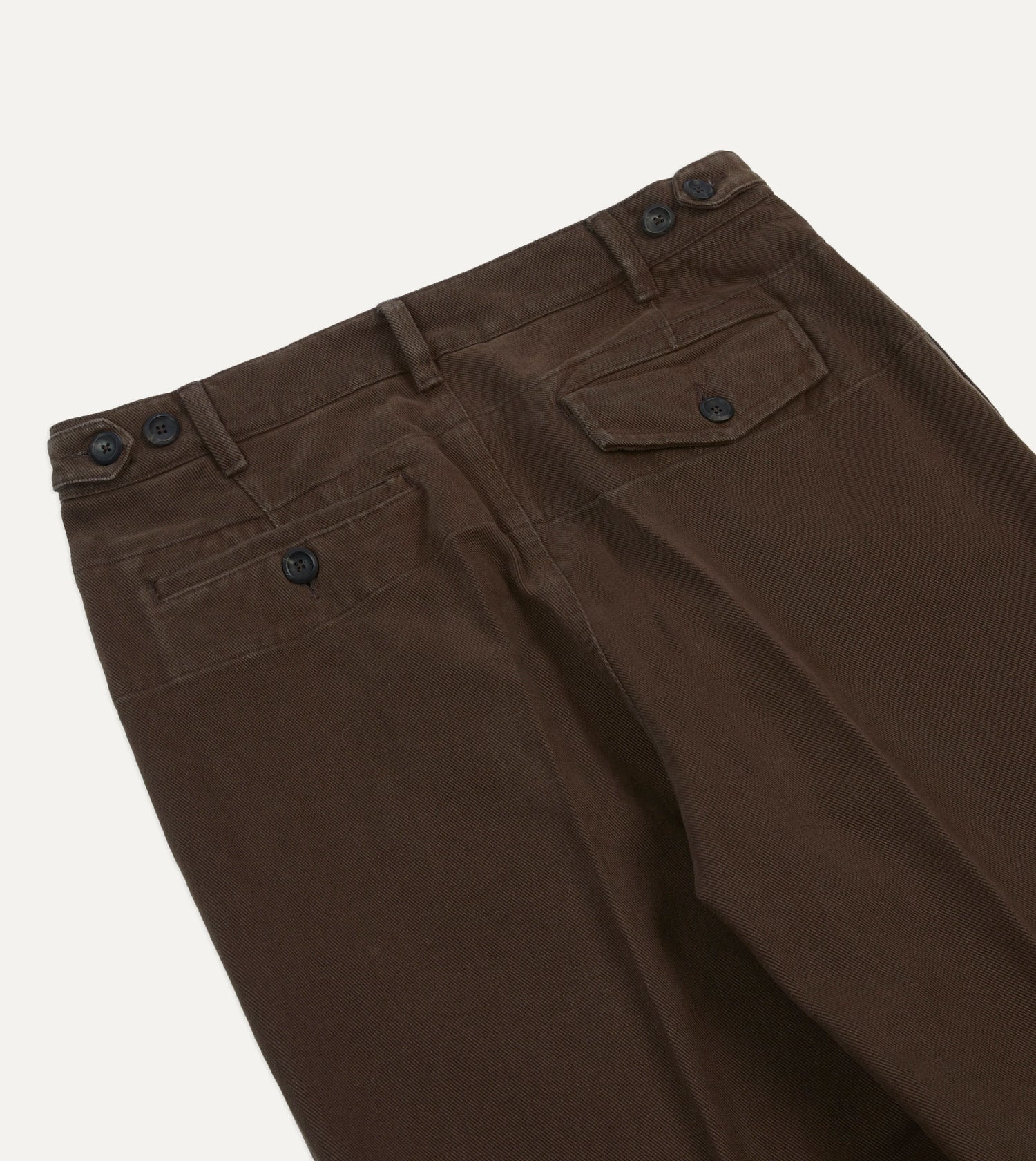 Cocoa Heavy Cotton Twill Games Trousers