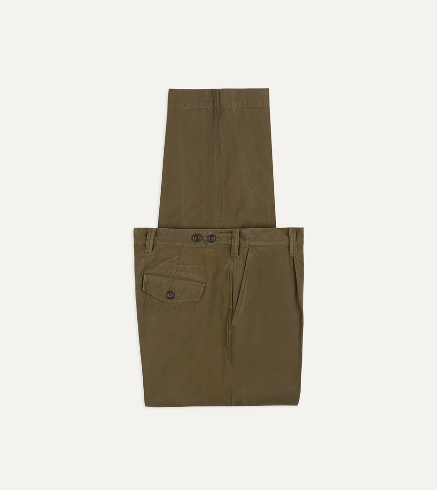 Green Cotton Travel Games Trouser