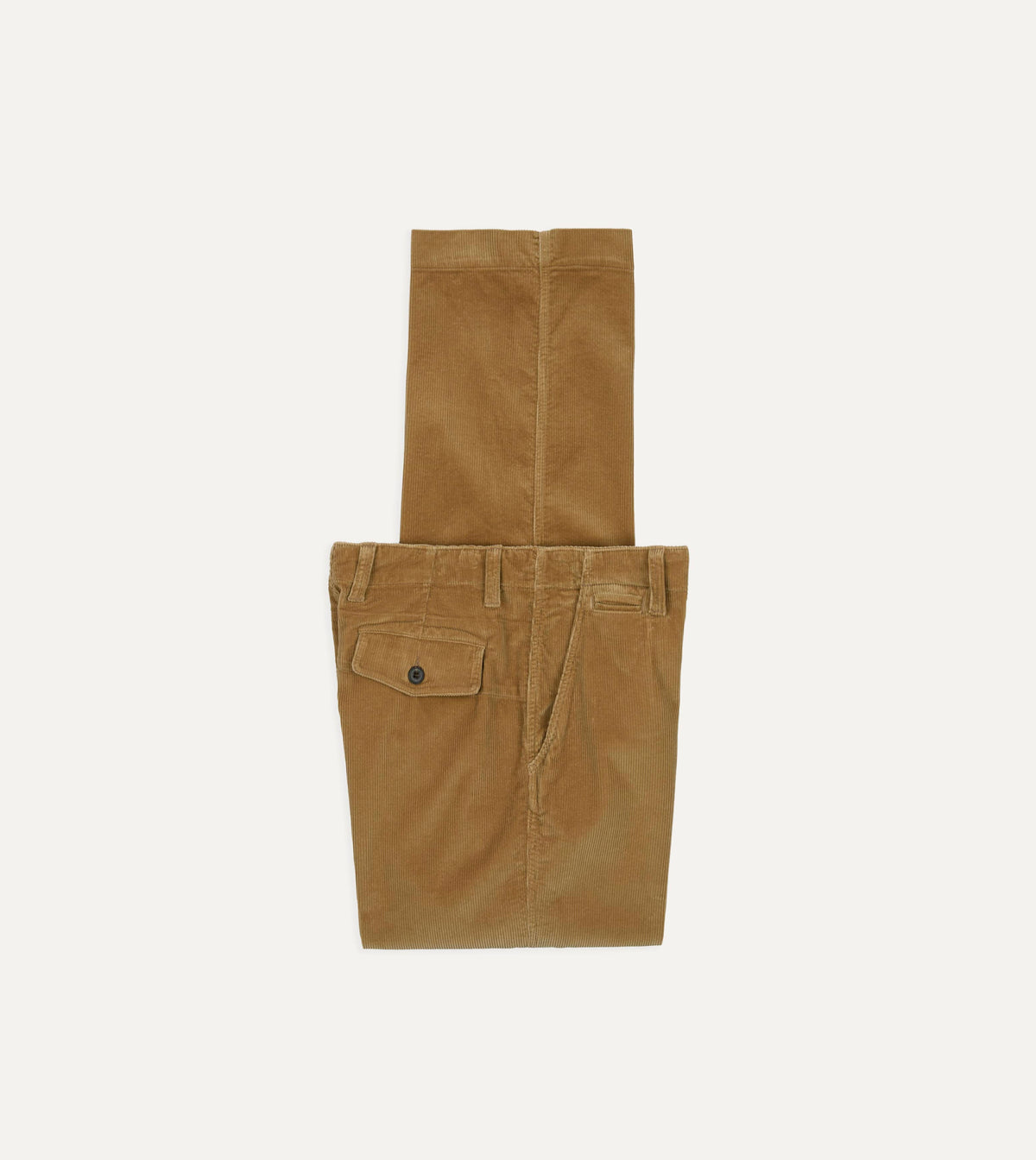 Brown Corduroy Cotton Officer’s Chino
