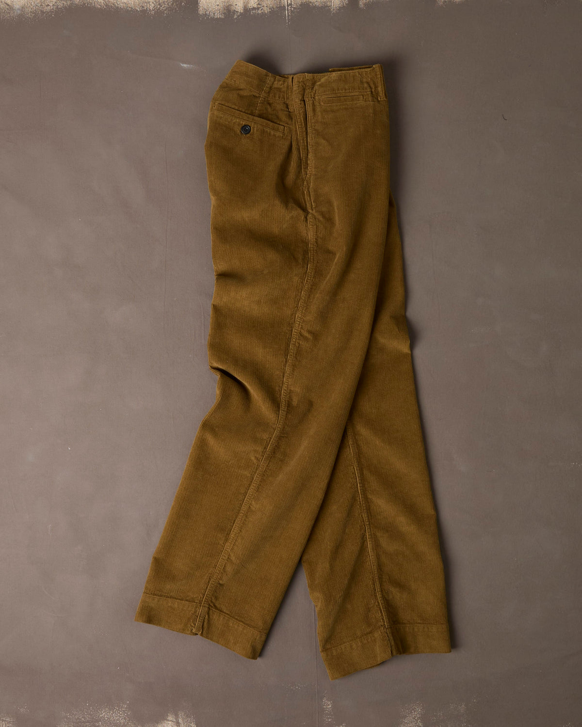 Brown Corduroy Cotton Officer’s Chino