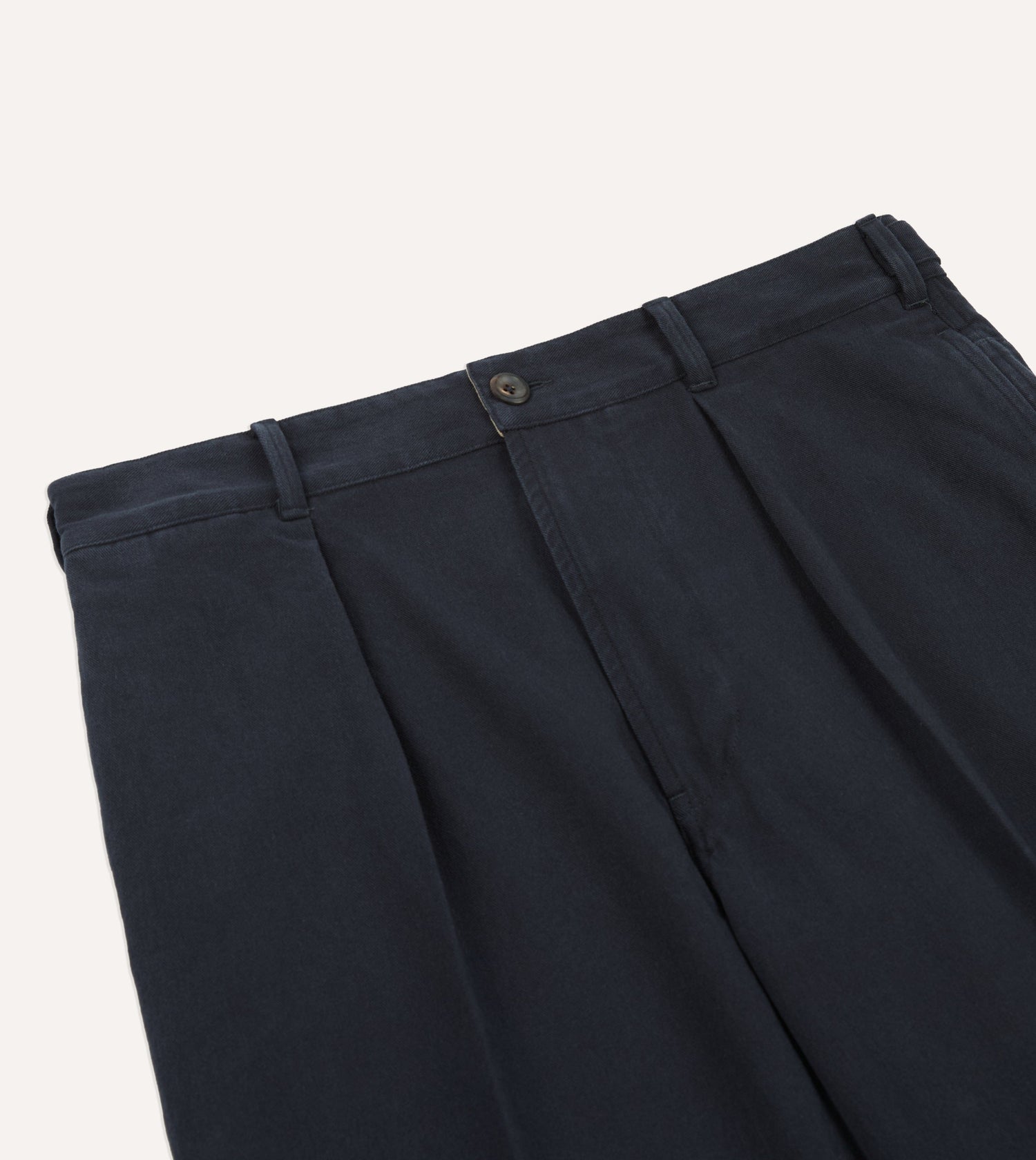 Navy Cotton Twill Field Games Trouser