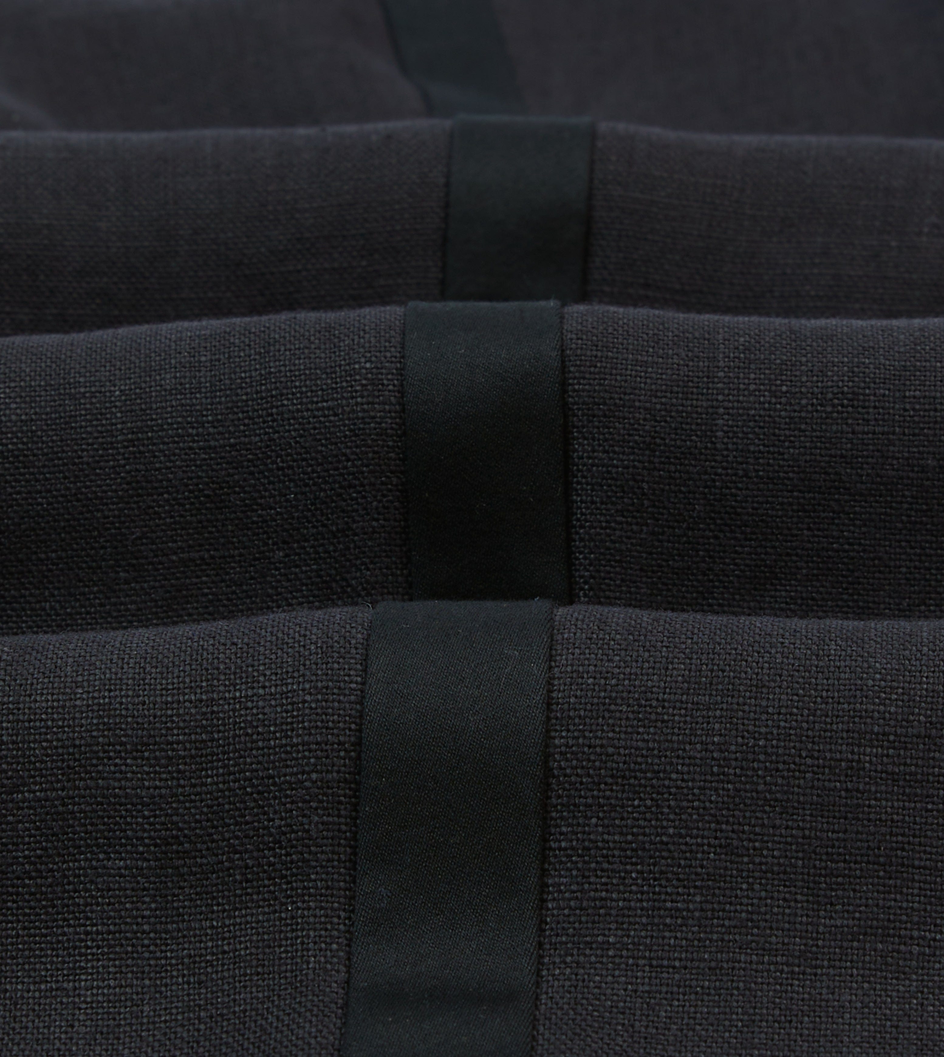 Black Linen Games Dinner Trousers
