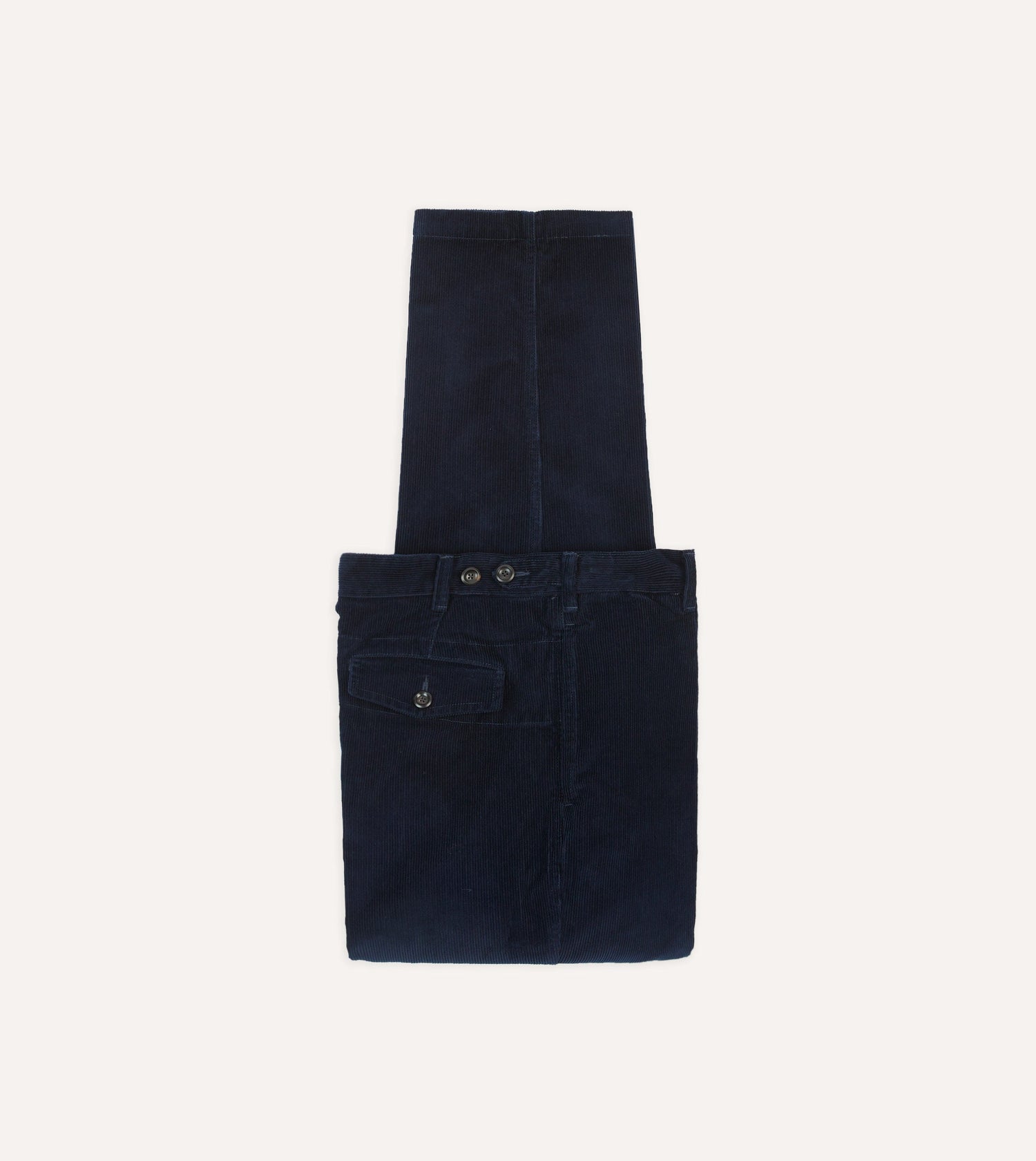 Navy Cotton Corduroy Field Games Trousers