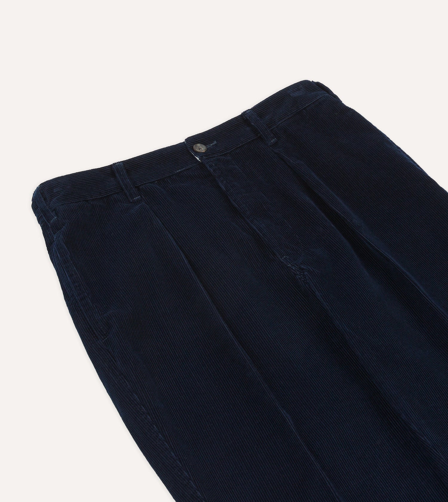 Navy Cotton Corduroy Field Games Trousers