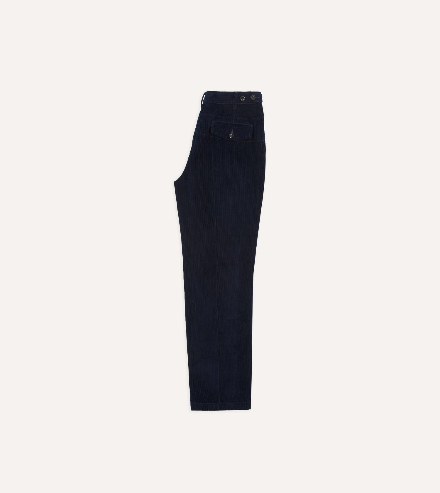 Navy Cotton Corduroy Field Games Trousers