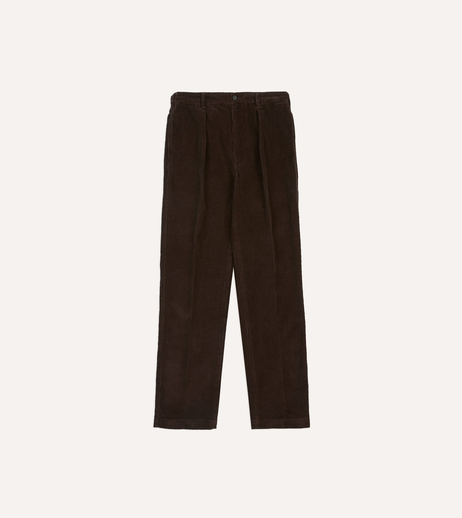 Brown Cotton Corduroy Field Games Trousers
