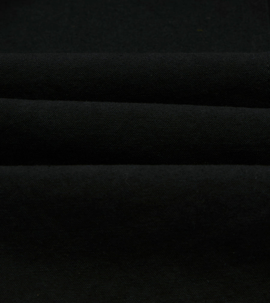 Drake's by A. Levine Black Cotton-Linen Games Trousers