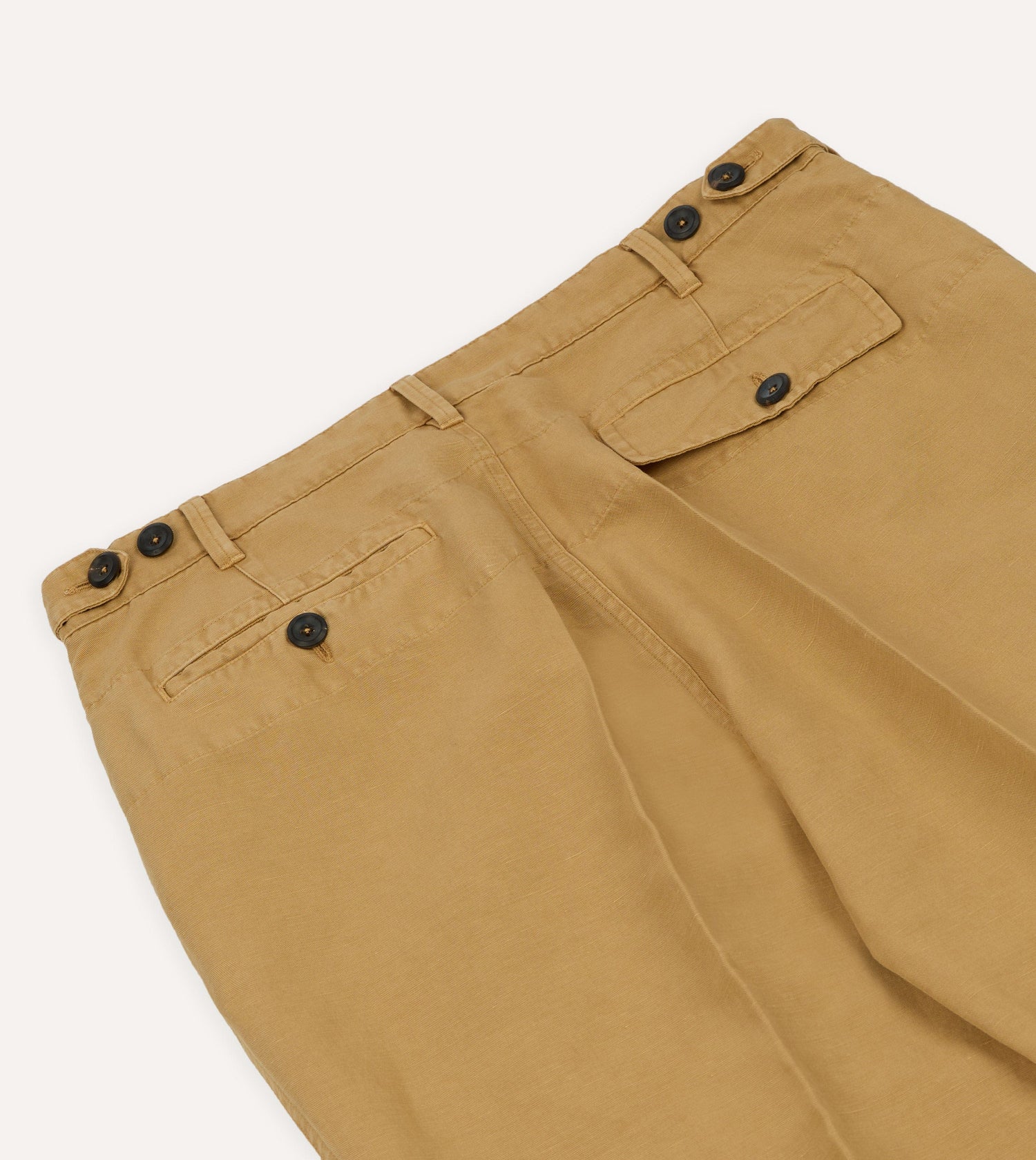 Sand Cotton-Linen Games Trouser