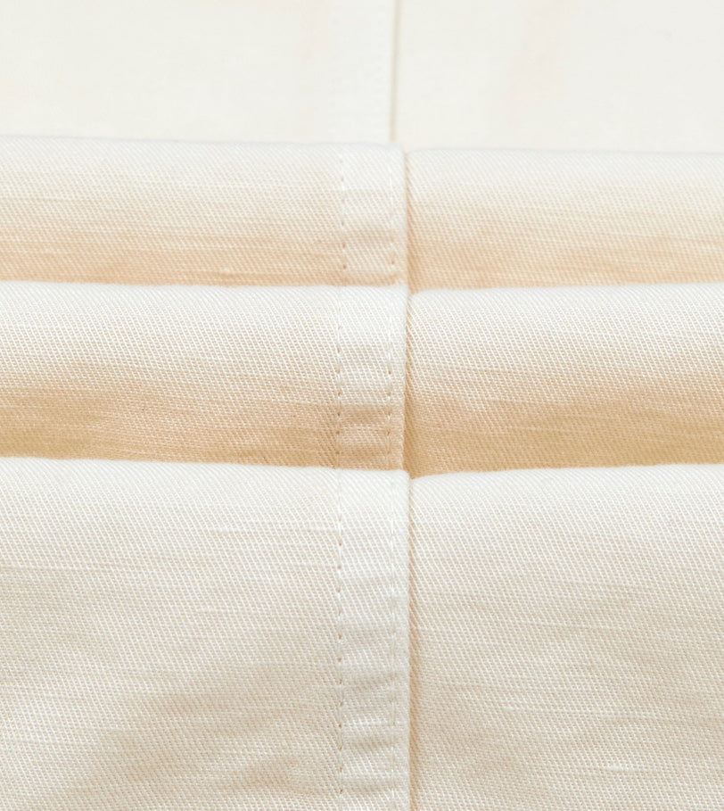 Ecru Cotton-Linen Games Trouser