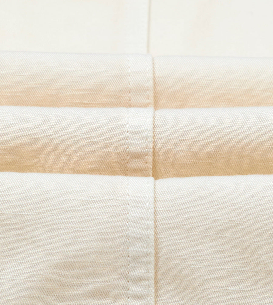 Ecru Cotton-Linen Games Trouser