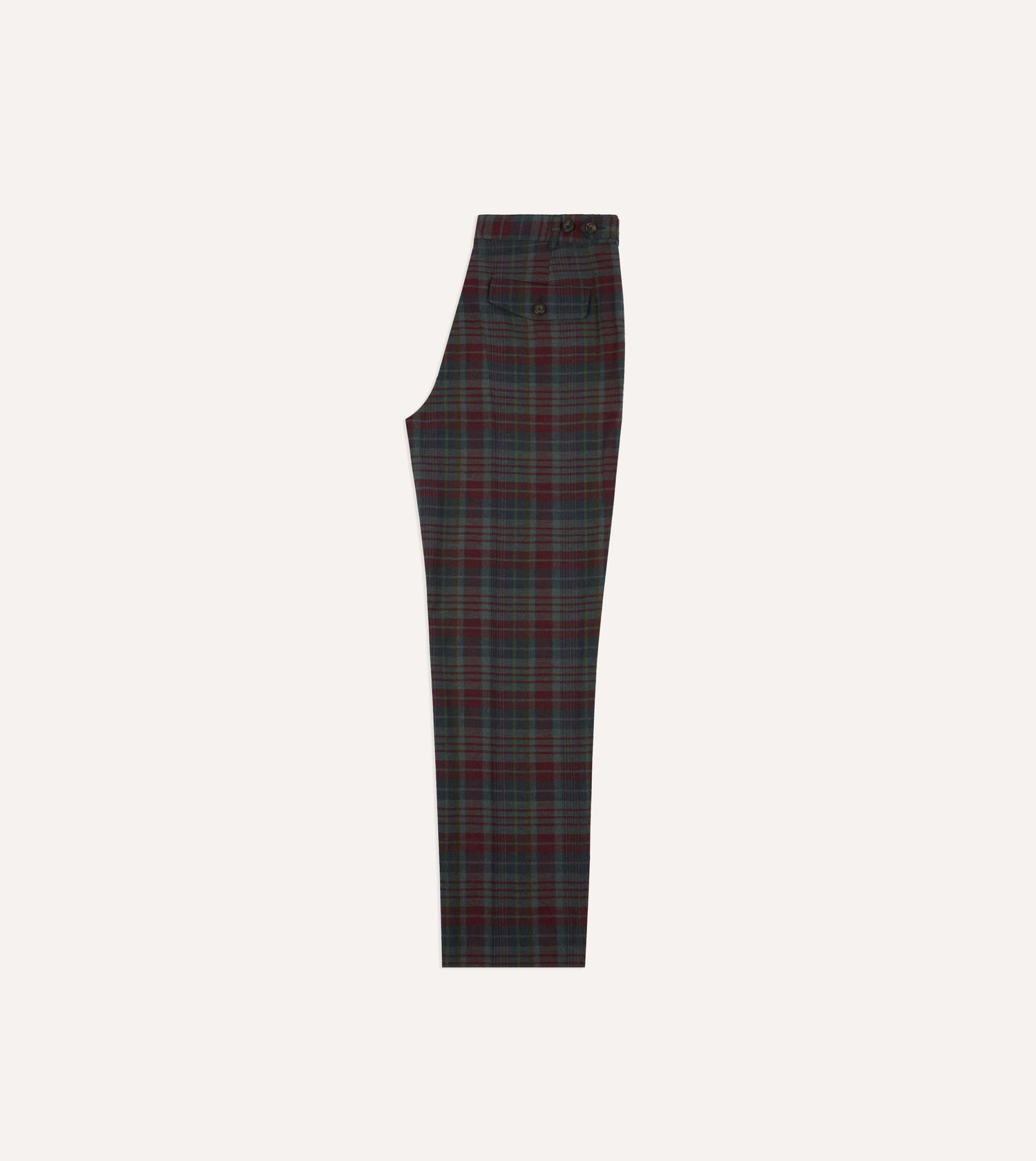 Madras Check Games Trouser
