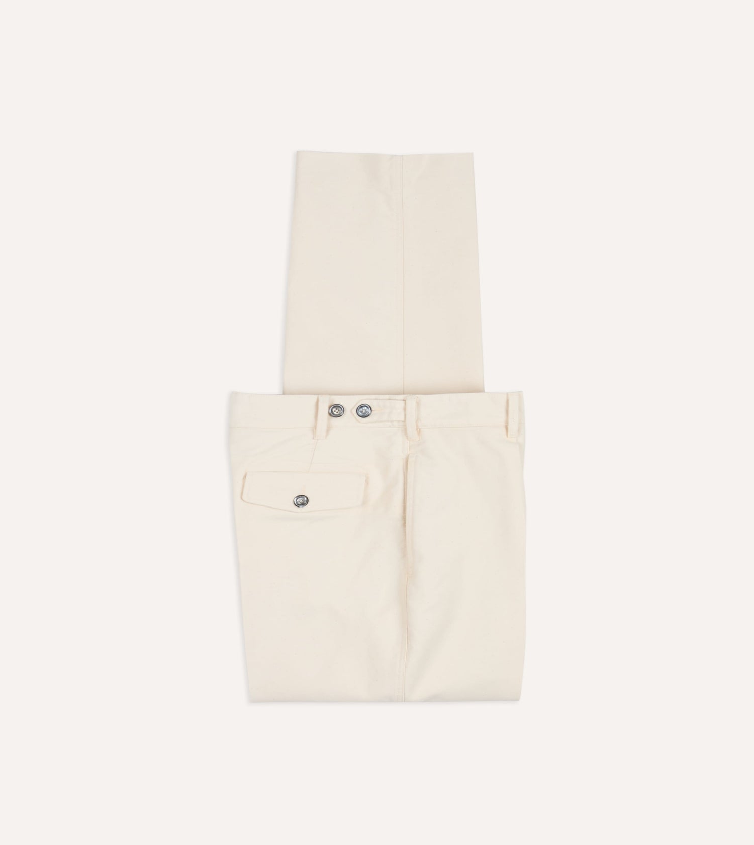 Ecru Moleskin Games Trouser