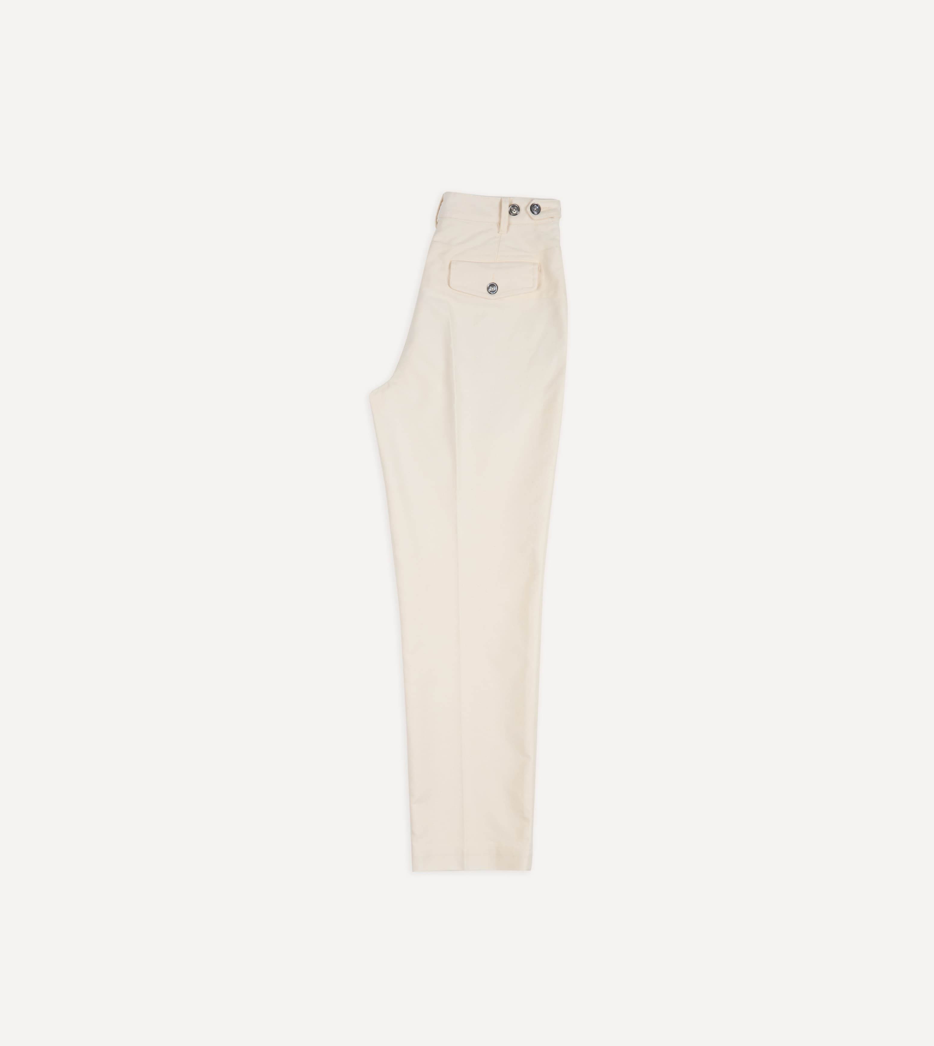 Ecru Moleskin Games Trouser