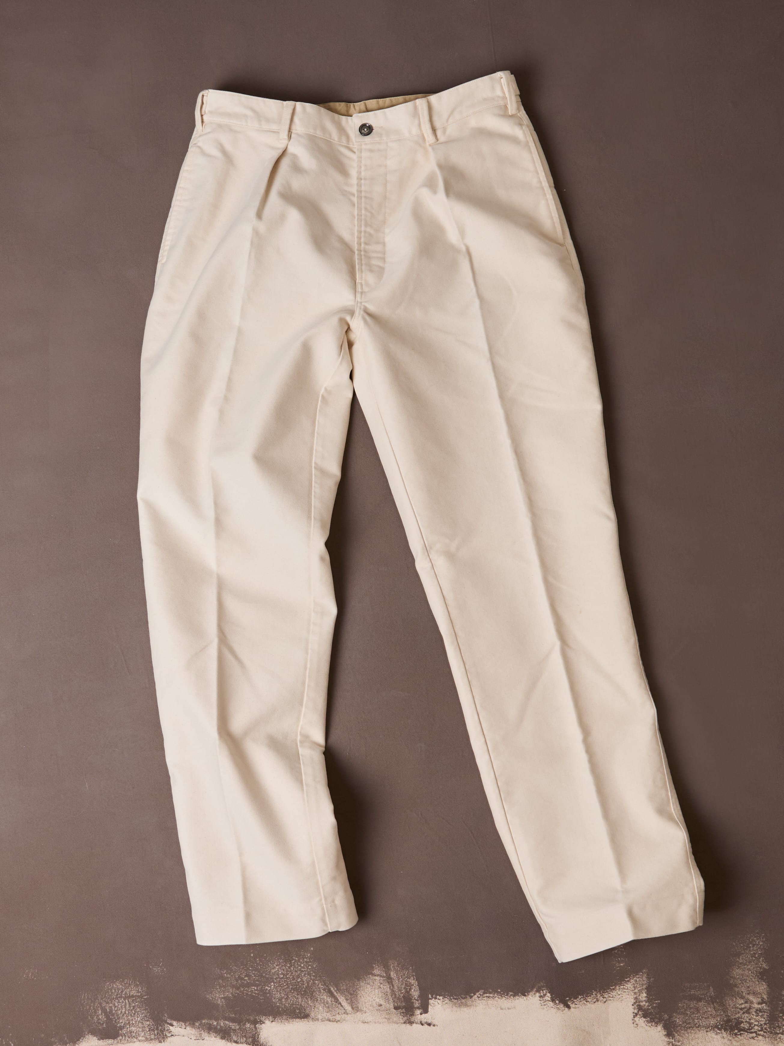 Ecru Moleskin Games Trouser