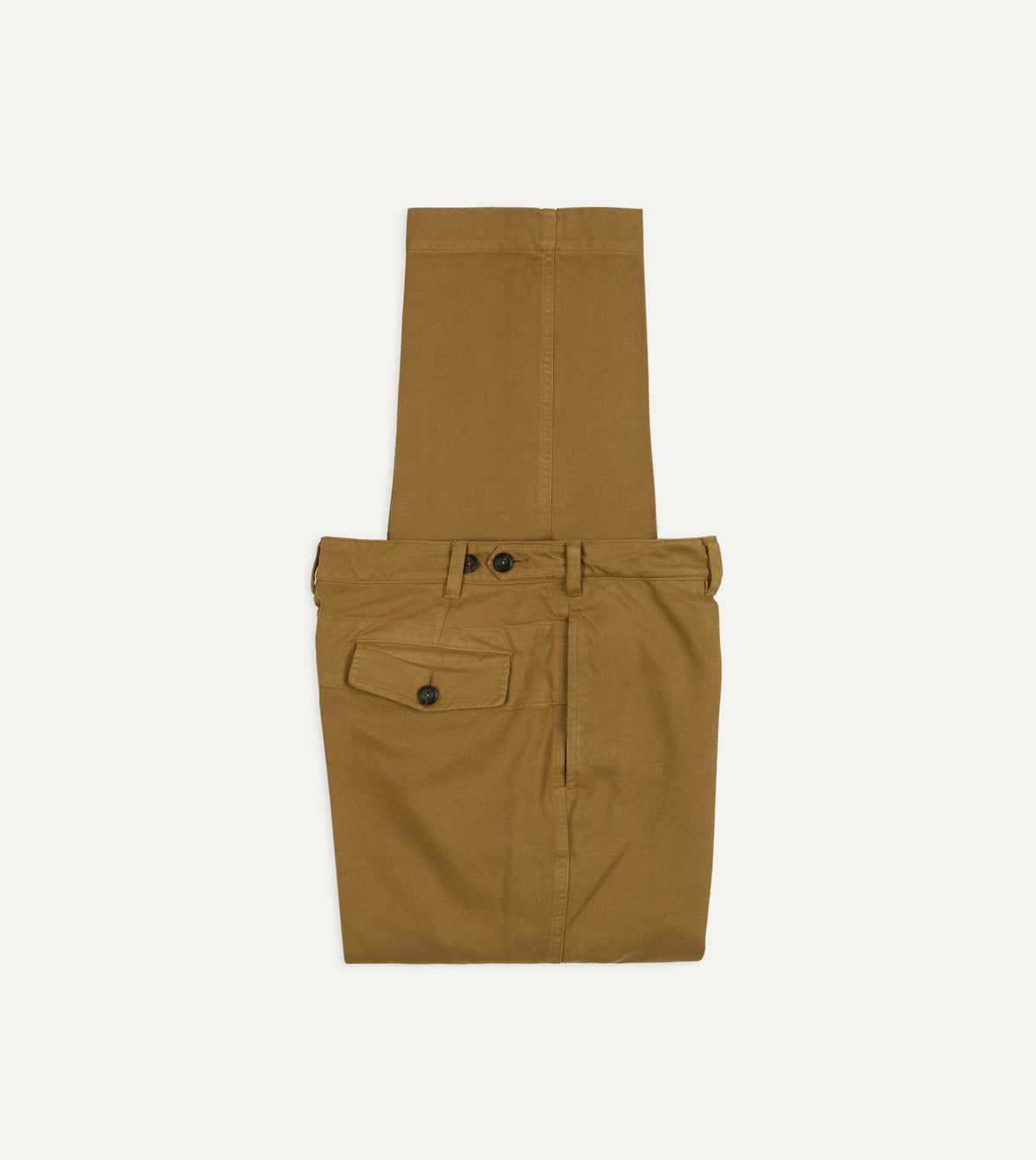 Tan Moleskin Twill Games Trousers