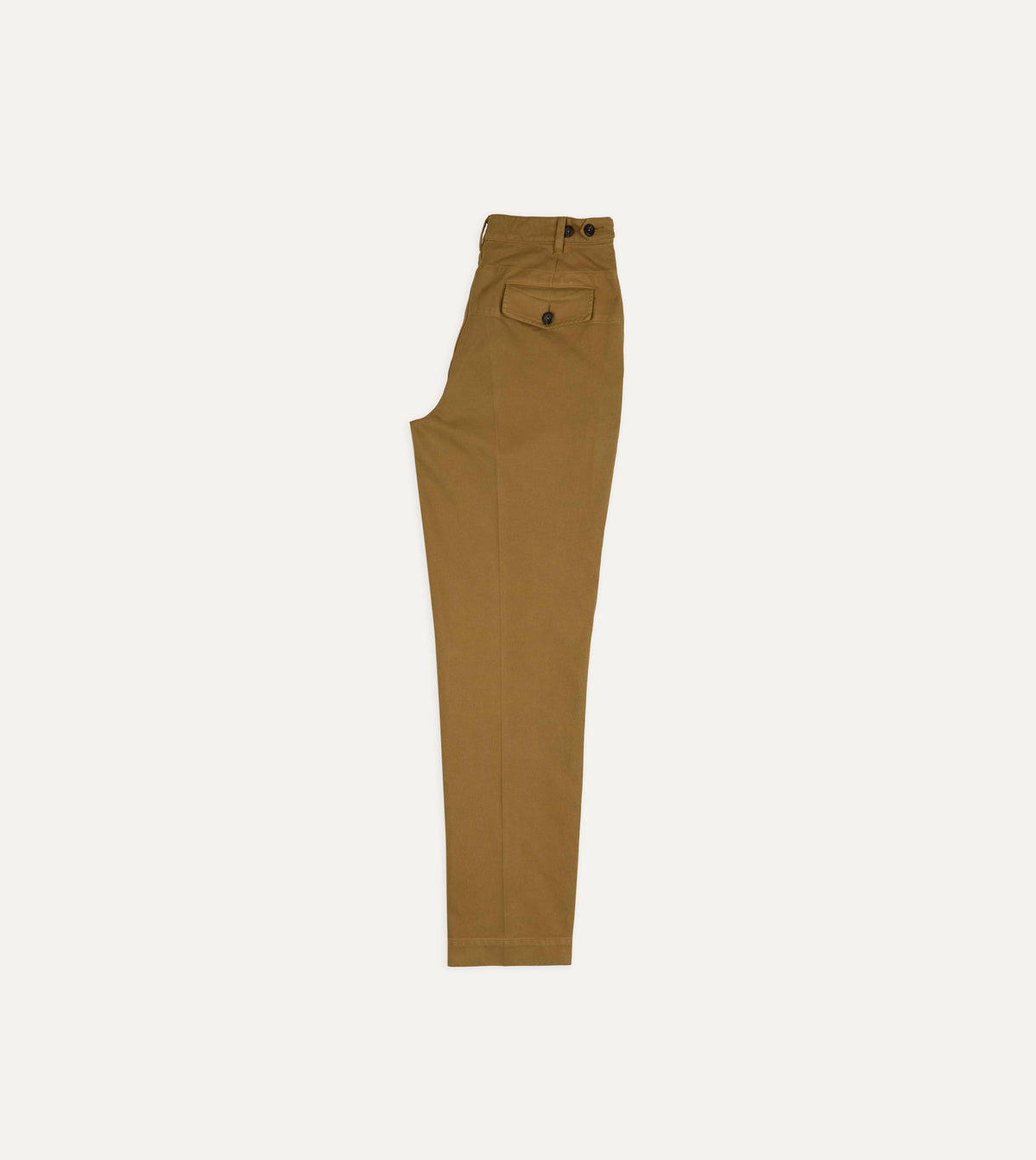 Tan Moleskin Twill Games Trousers