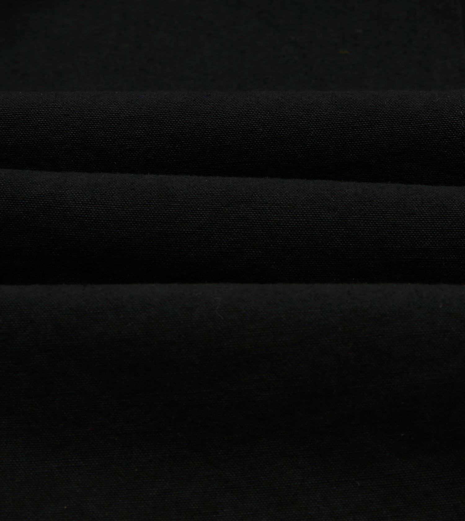Black Cotton-Linen Games Trouser