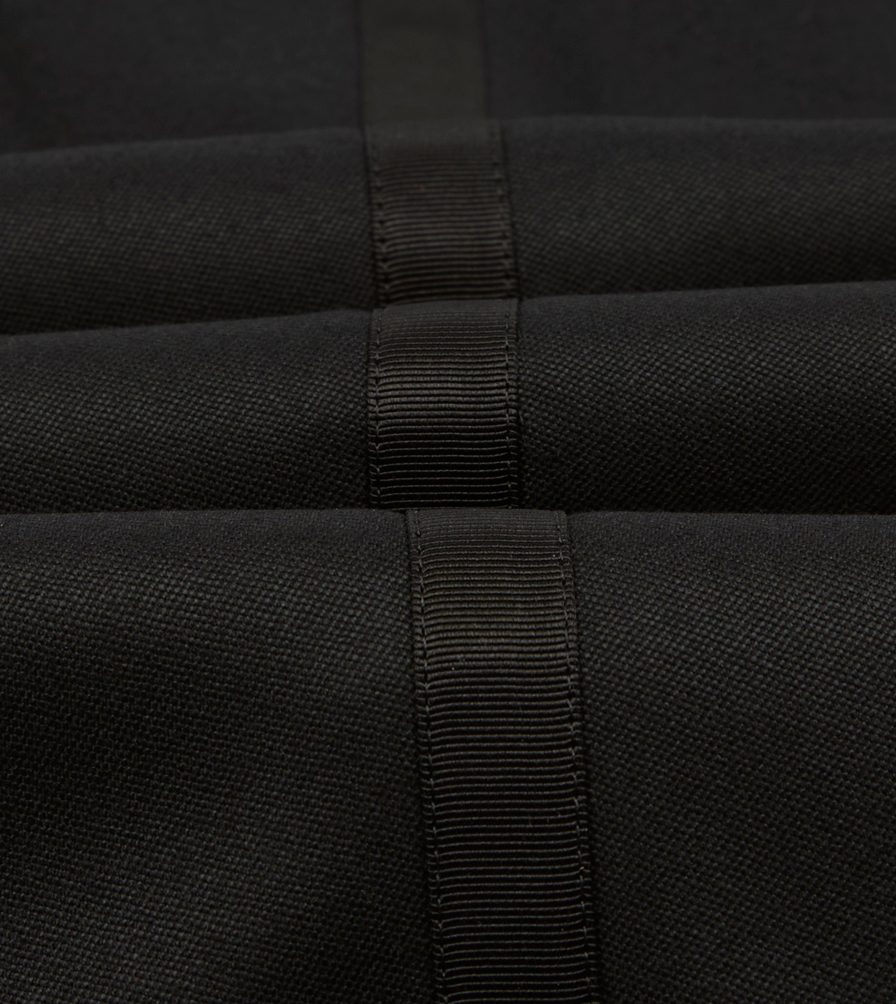 Black Barathea Wool Dinner Trousers