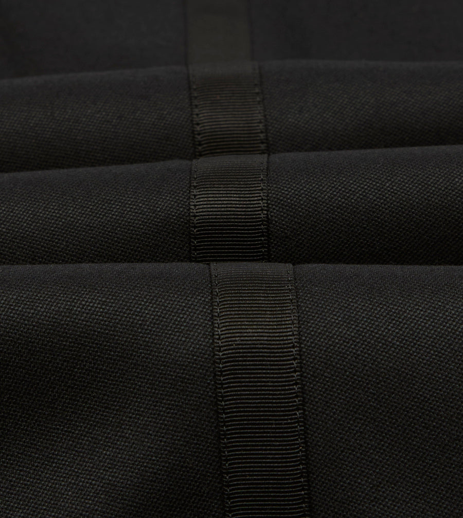 Black Barathea Wool Dinner Trousers