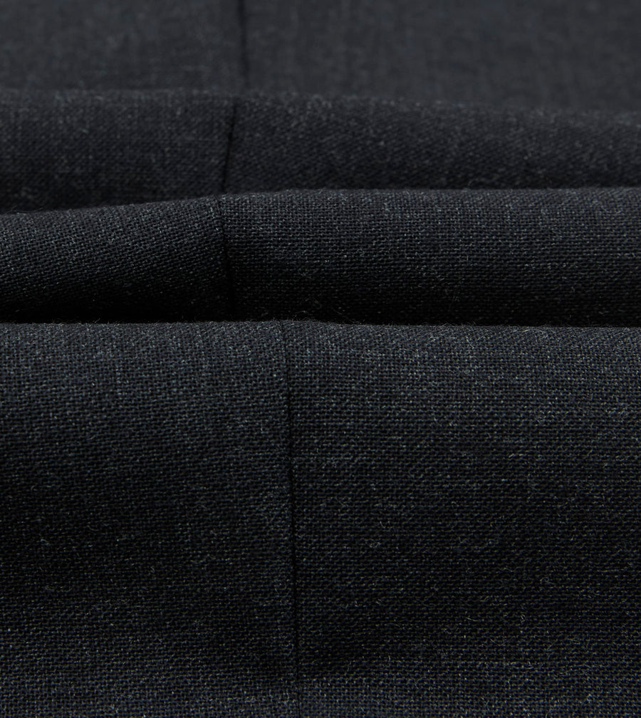 Dark Grey Fresco® Wool Single-Pleat Trouser