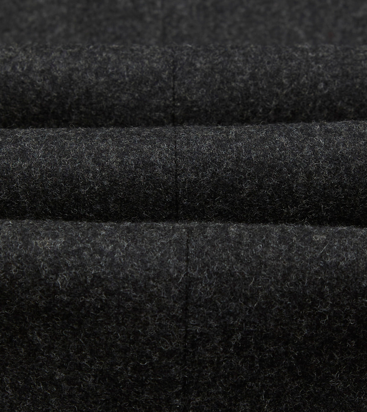Charcoal Wool Flannel Single Pleat Trouser
