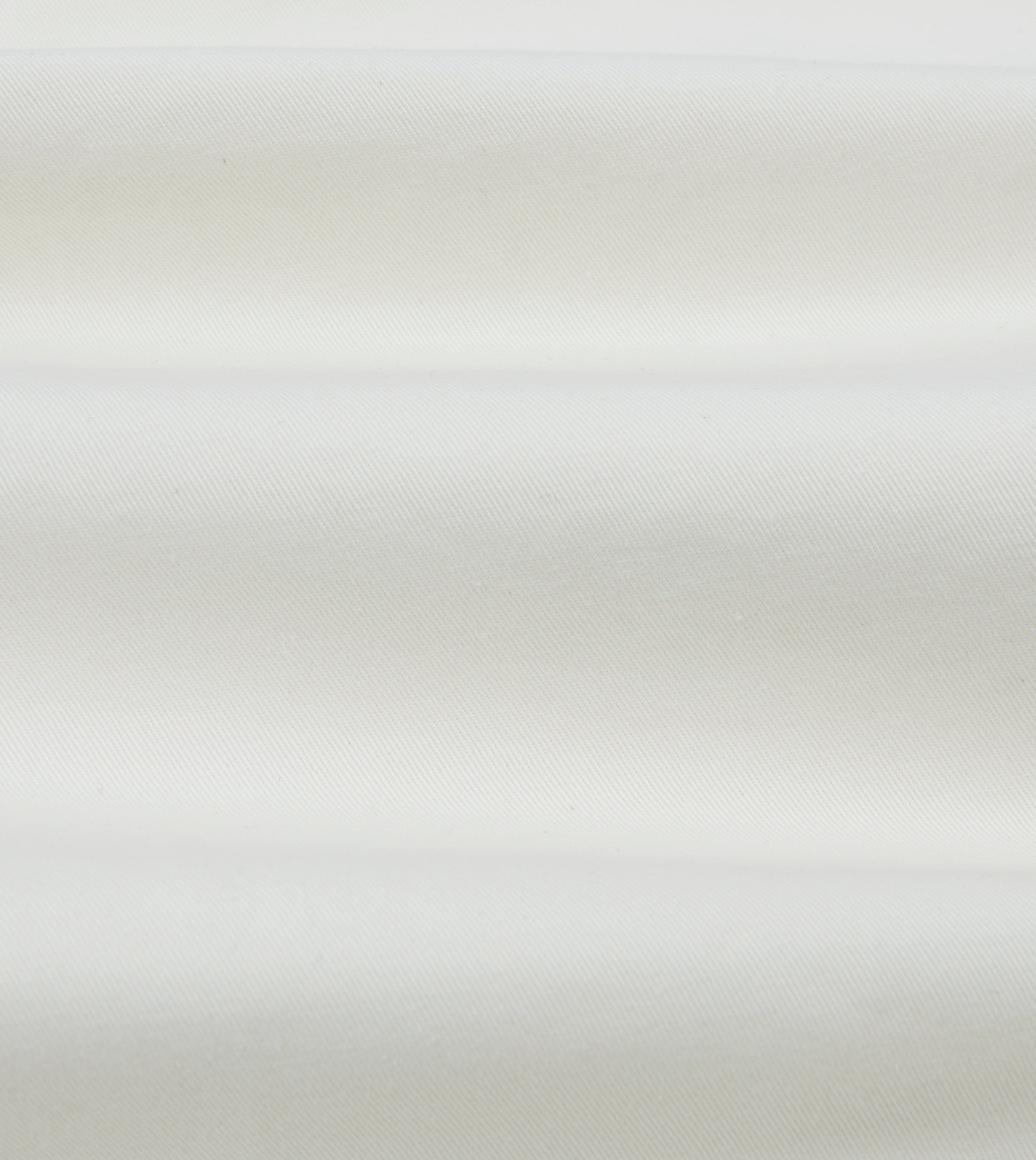 Washed Ecru Cotton Twill Single-Pleat Shorts