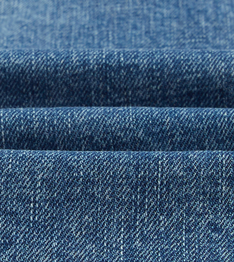 Stone Wash 12.7oz Selvedge Denim Five-Pocket Shorts