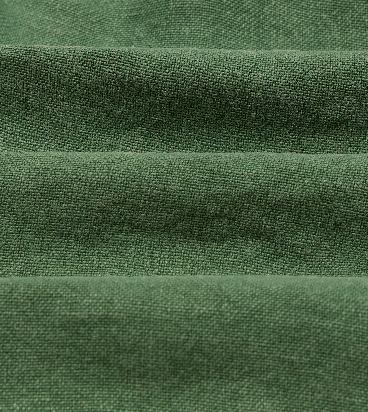 Green Linen Drawstring Shorts