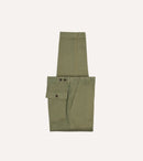 Light Olive Cotton Fatigue Trouser