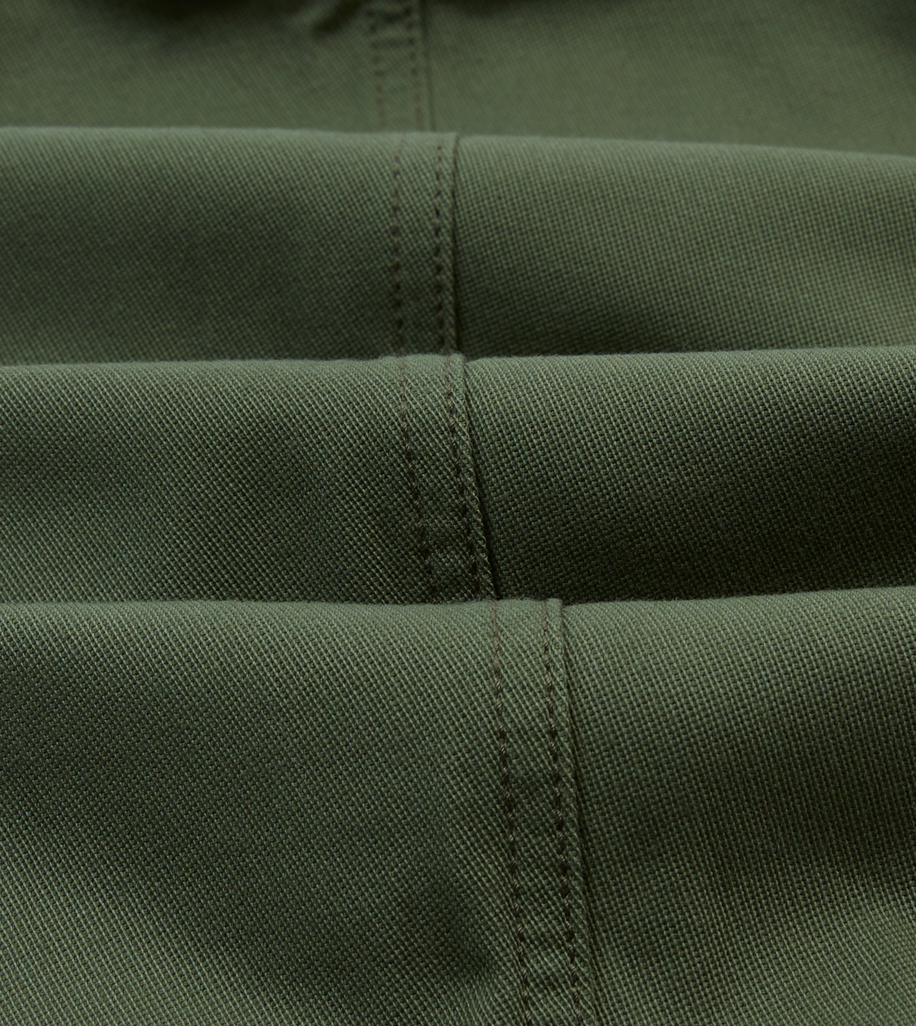 Olive Cotton Fatigue Trouser