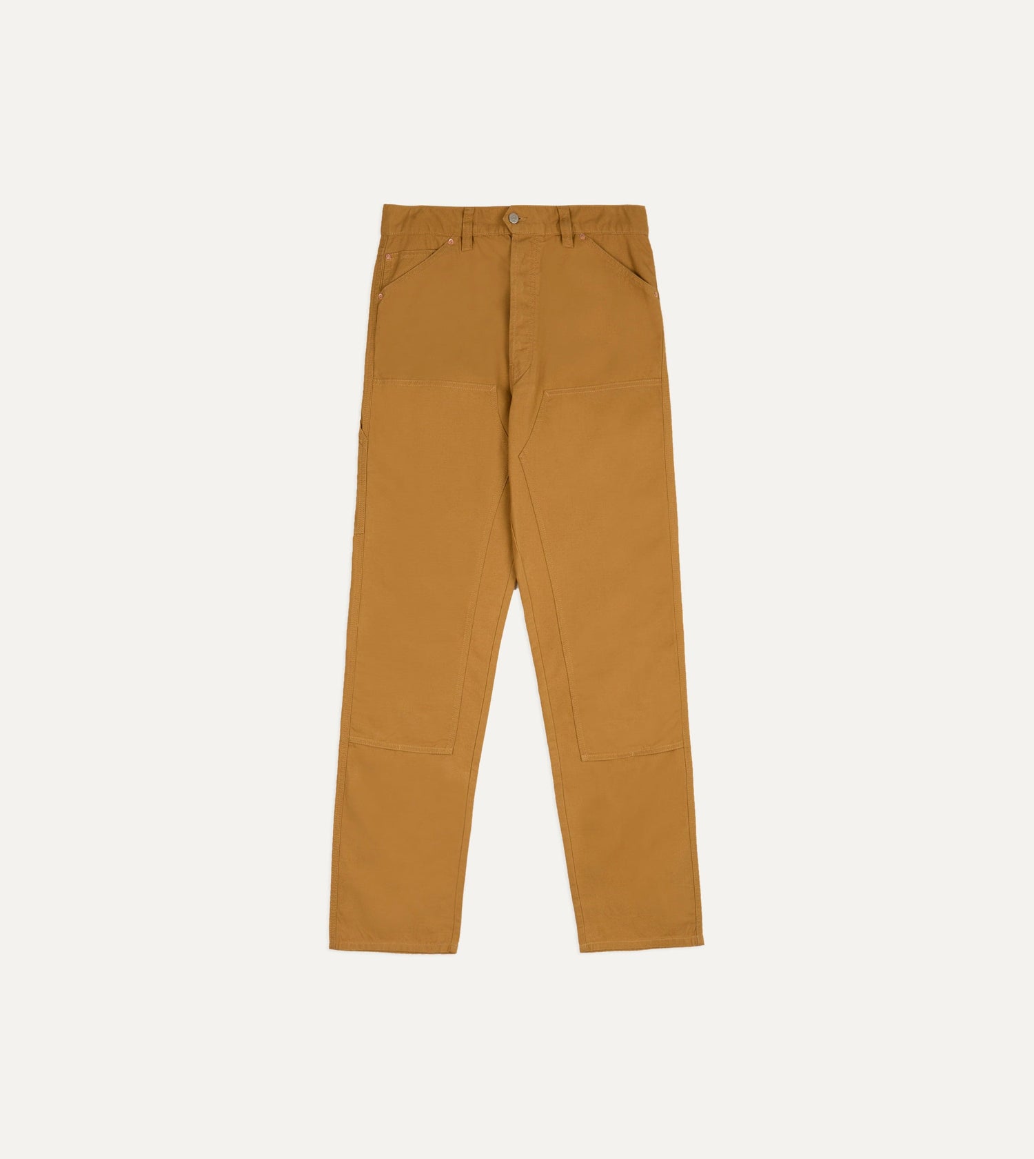 Mustard Cotton Canvas Carpenter Pant