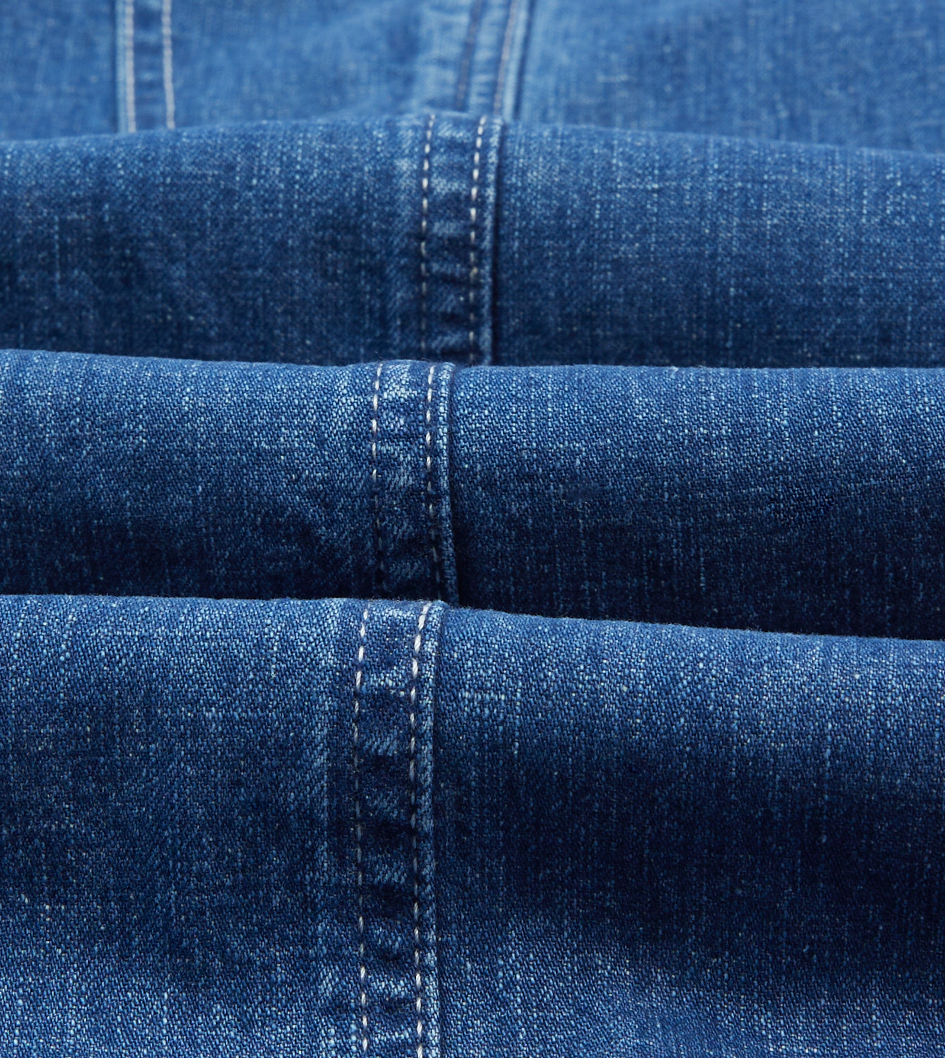 Stone Wash Selvedge Denim Carpenter Pant