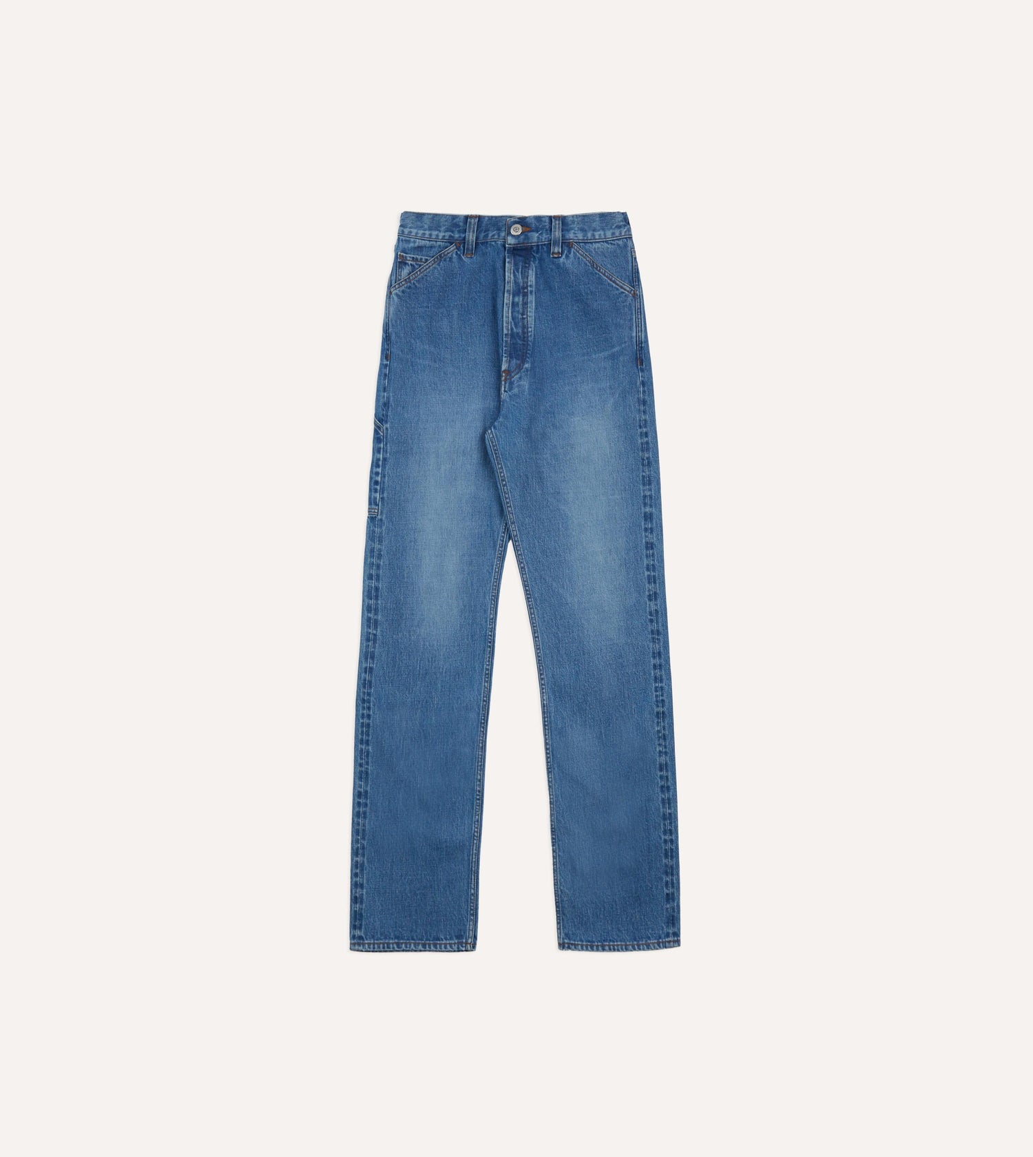 Custom Wash 14.2oz Selvedge Denim Painter Pants