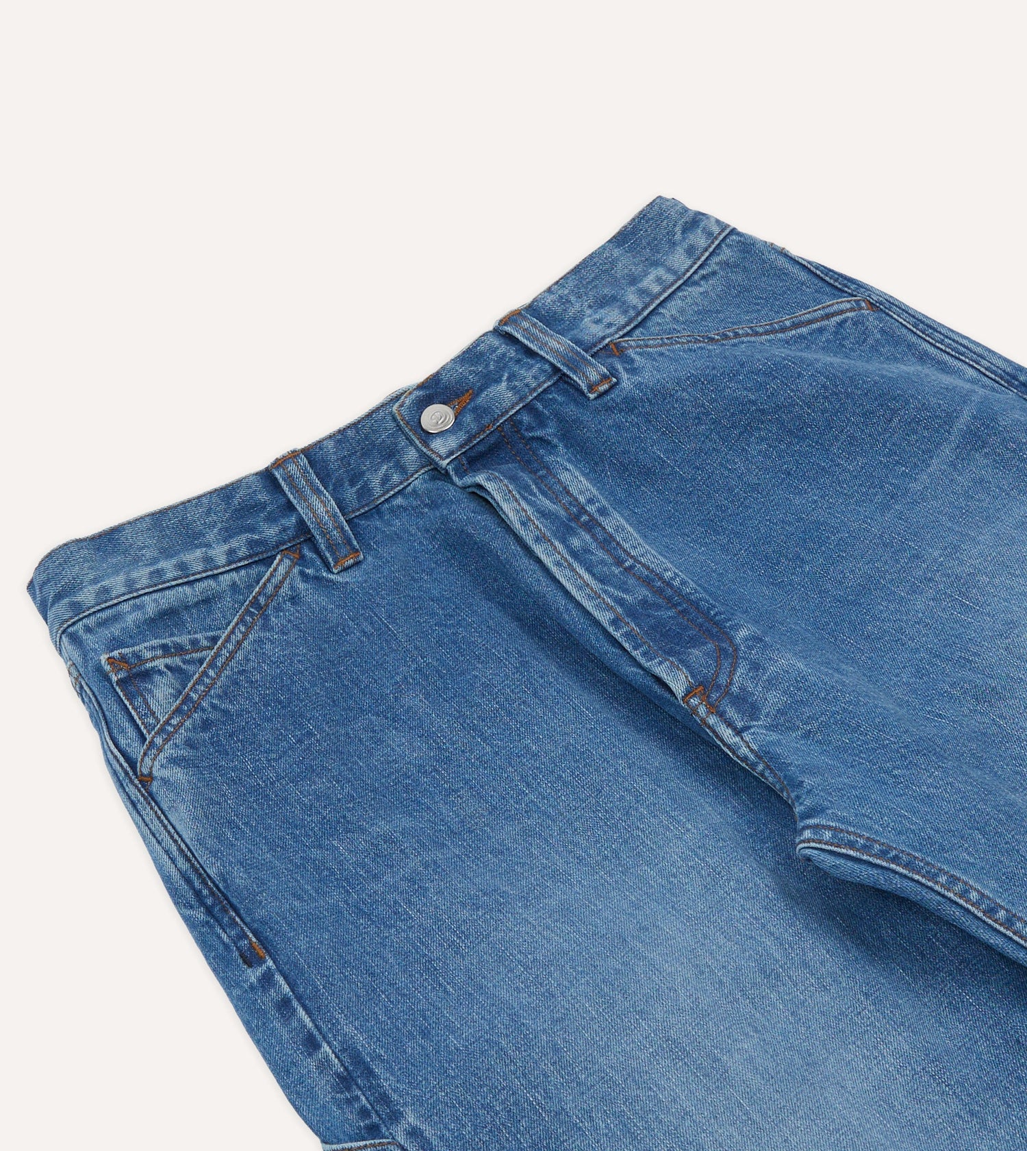 Custom Wash 14.2oz Selvedge Denim Painter Pants