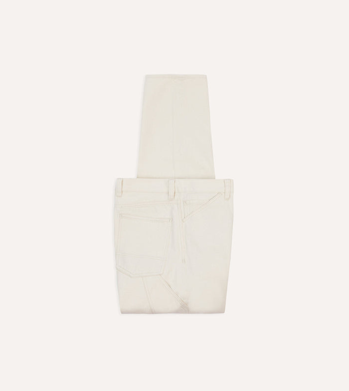Ecru 12.7oz Selvedge Denim Painter Pants