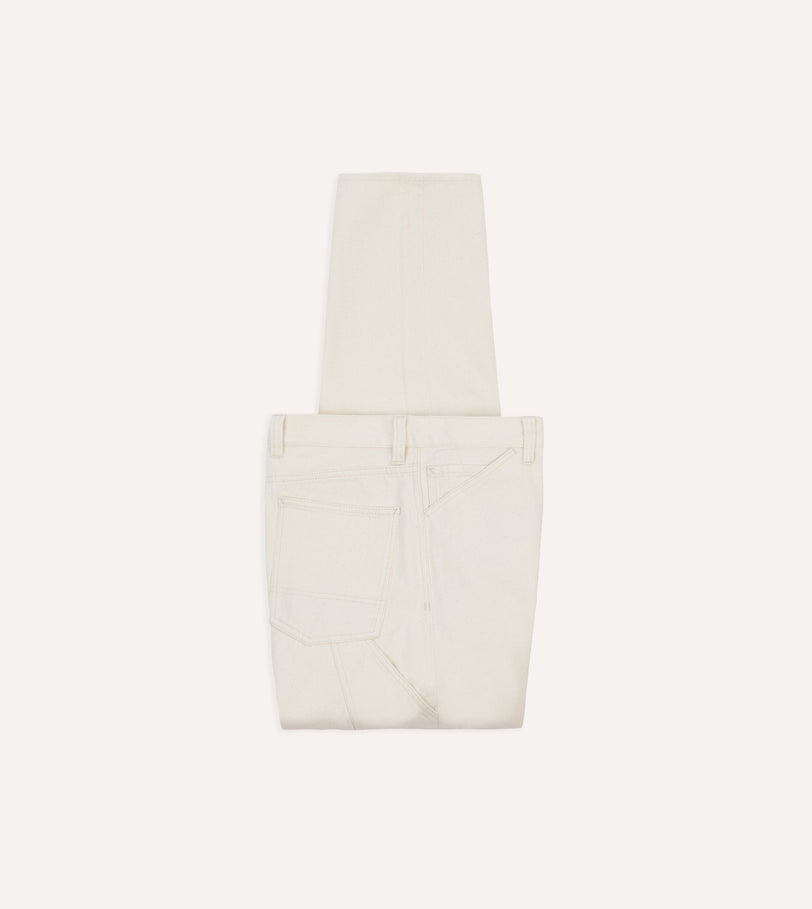 Ecru 12.7oz Selvedge Denim Painter Pants