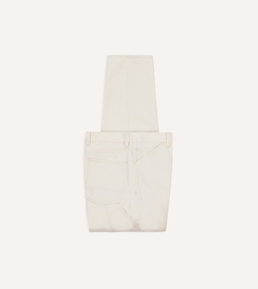 Ecru 12.7oz Selvedge Denim Painter Pants